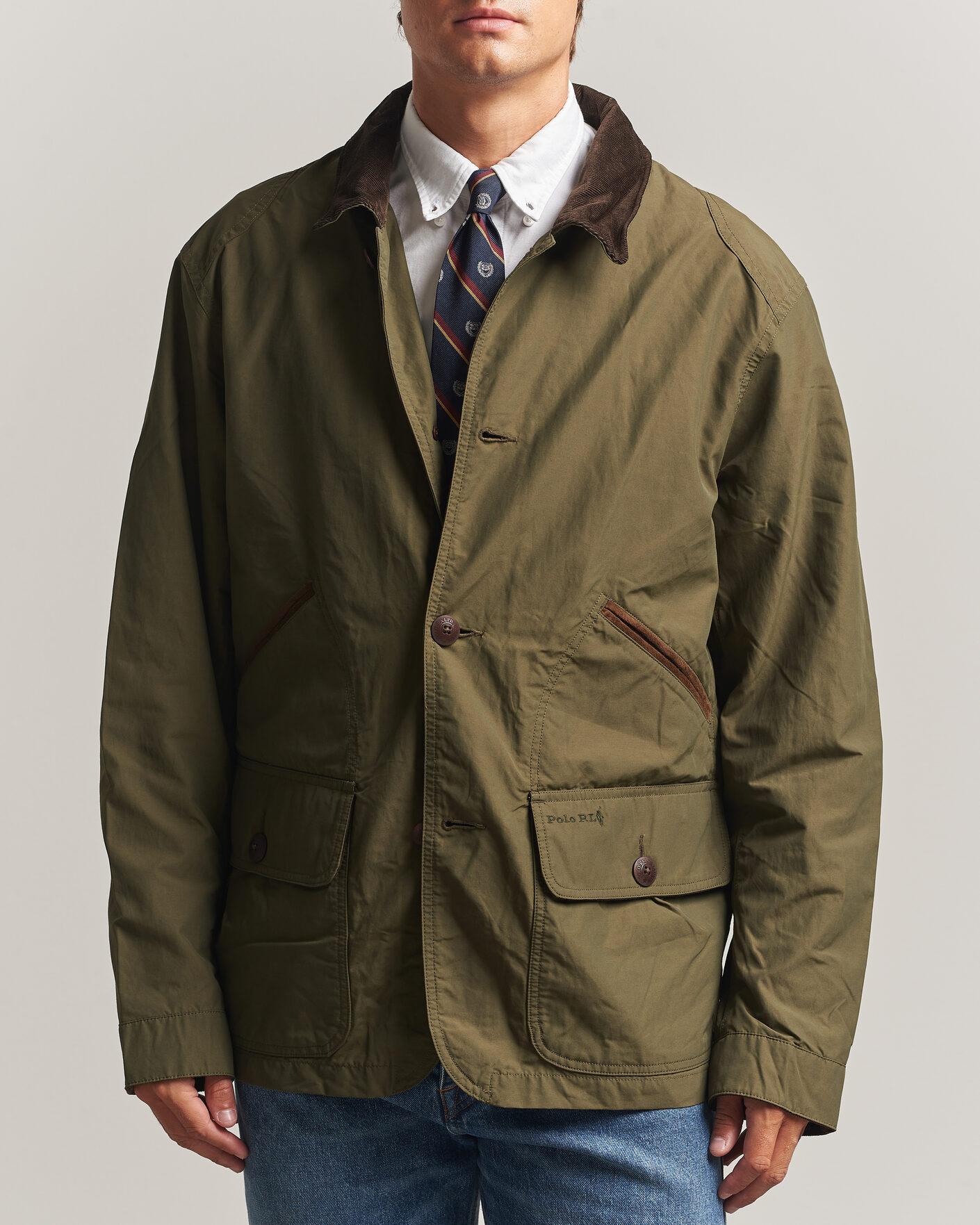 Herre | Jakker | Polo Ralph Lauren | Cotton Nylon Field Jacket Canopy Olive