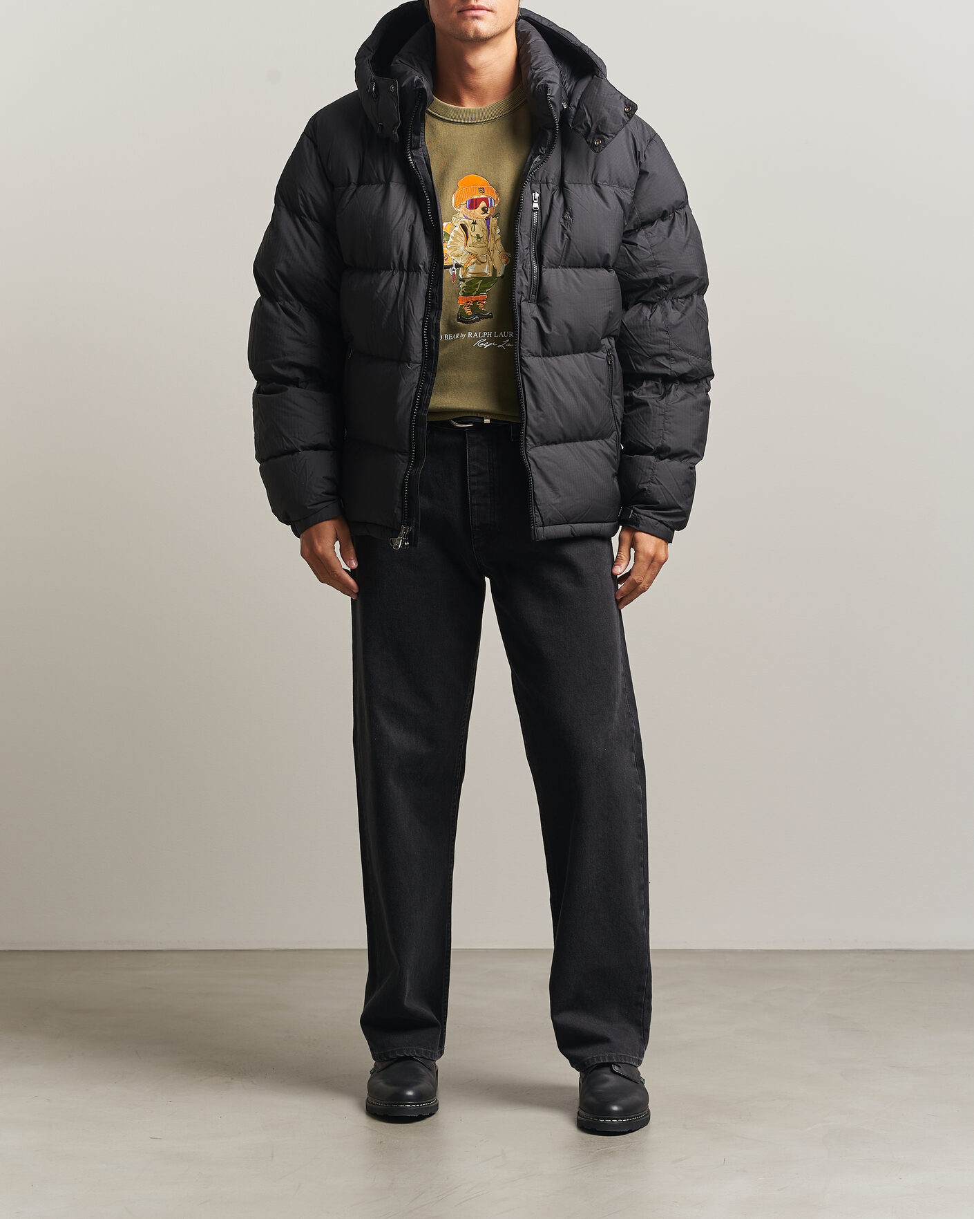 Herre | Jakker | Polo Ralph Lauren | Ripstop Puffer Jacket Polo Black