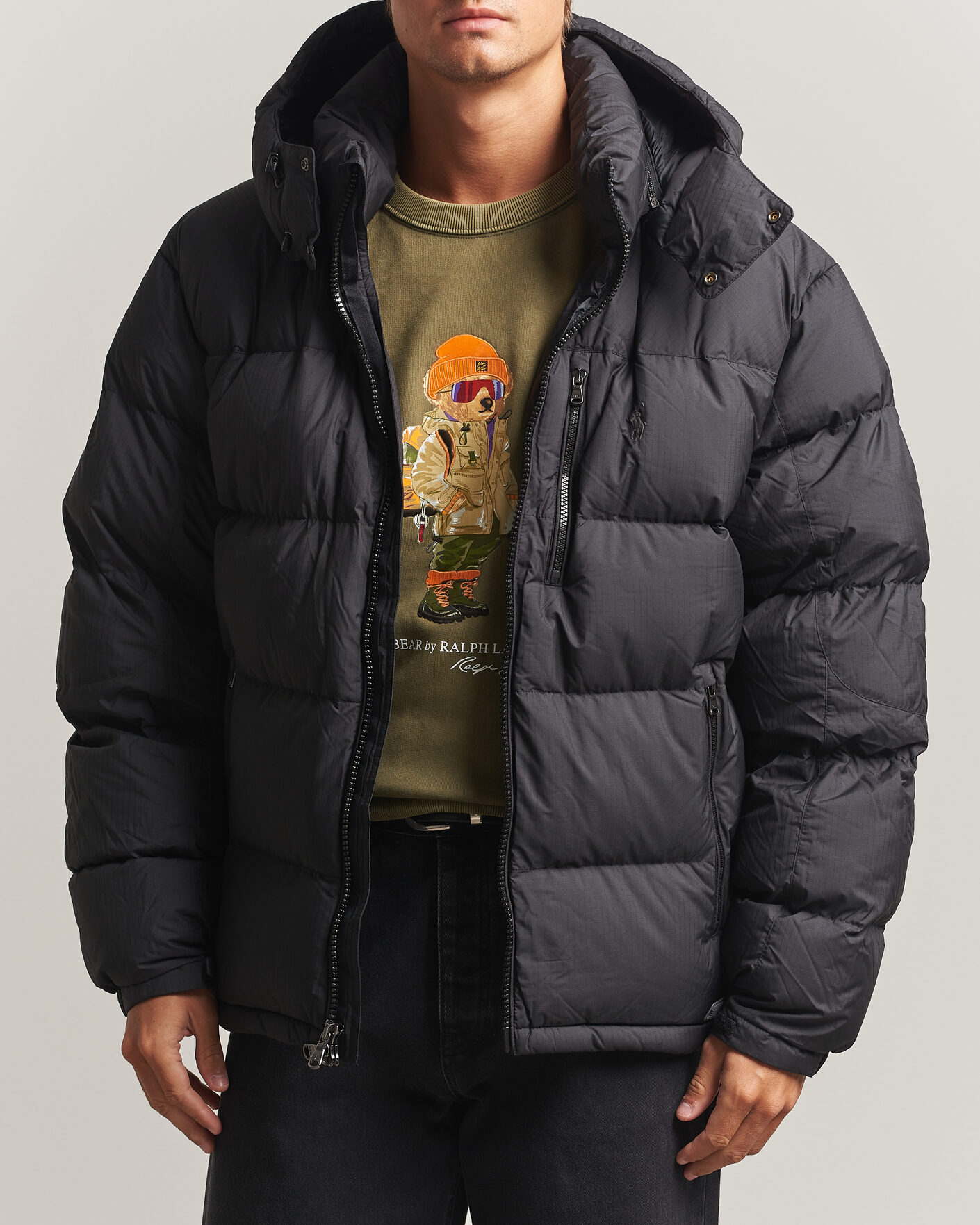 Herre | Jakker | Polo Ralph Lauren | Ripstop Puffer Jacket Polo Black
