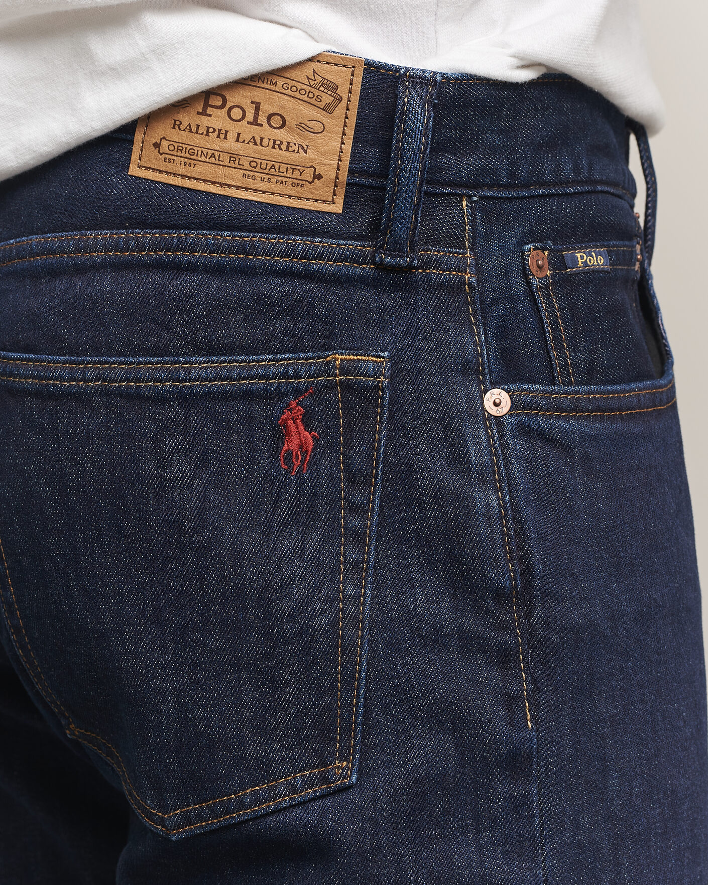 Herre | Jeans | Polo Ralph Lauren | Straight Fit Brushed Denim Jeans Westmorely