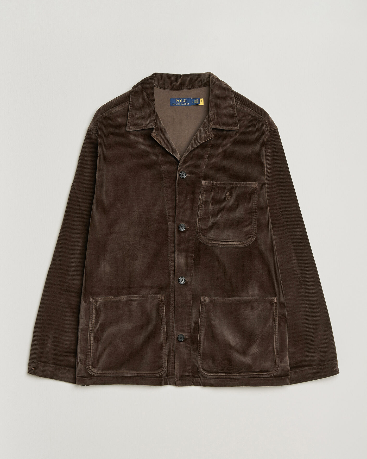 Herre | Skjorter | Polo Ralph Lauren | Corduroy Overshirt Nutmeg Brown
