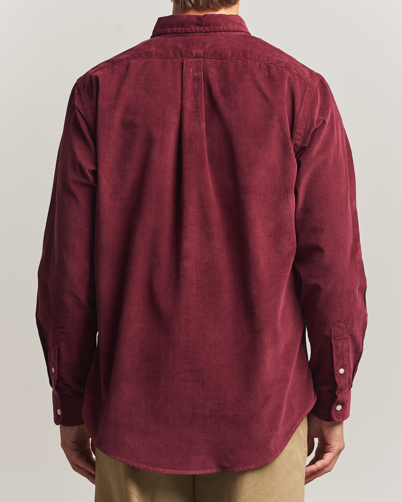 Herre | Skjorter | Polo Ralph Lauren | Custom Fit BD Corduroy Shirt Classic Wine