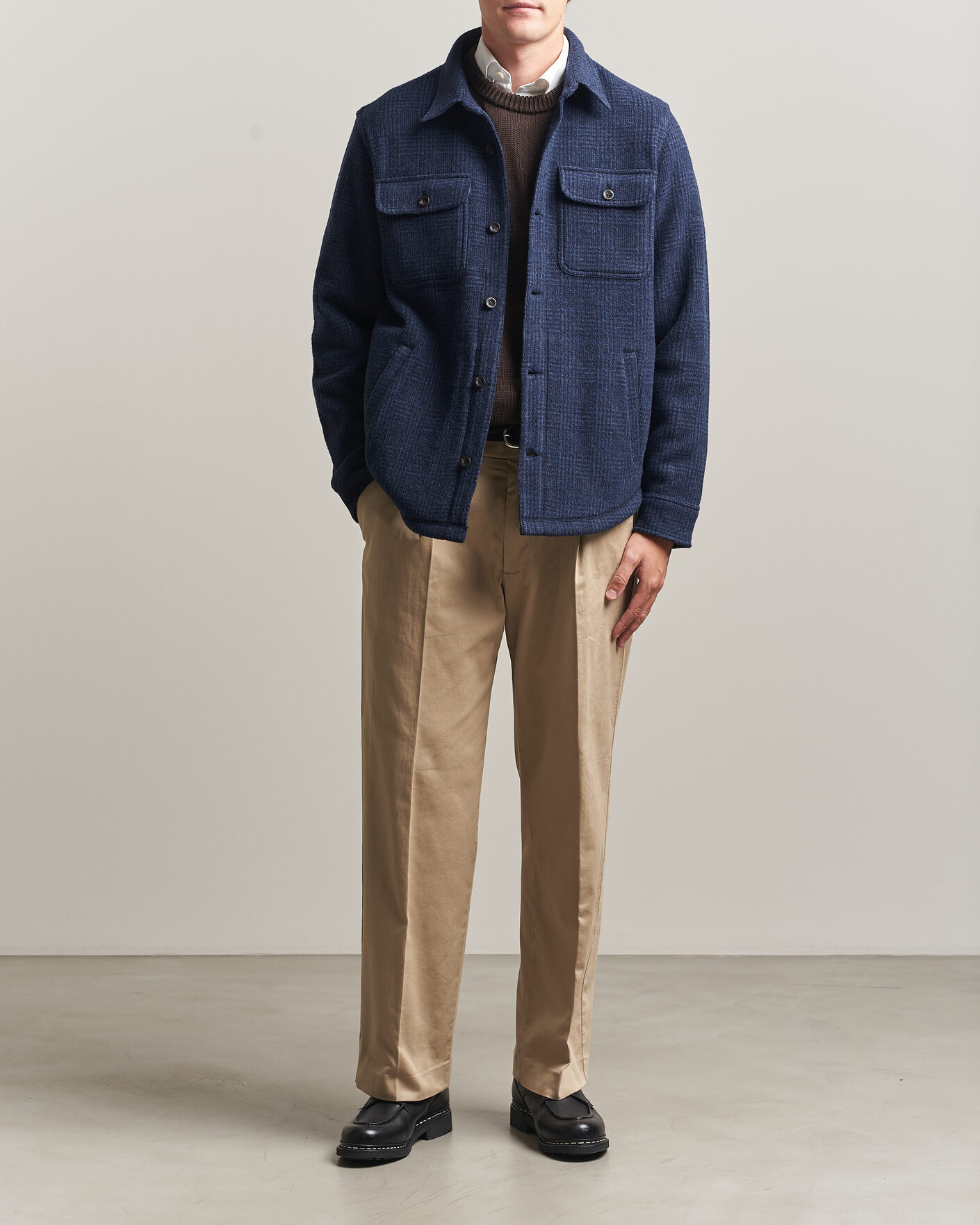Herre | Skjorter | Polo Ralph Lauren | Hudson Brushed Shirt Navy