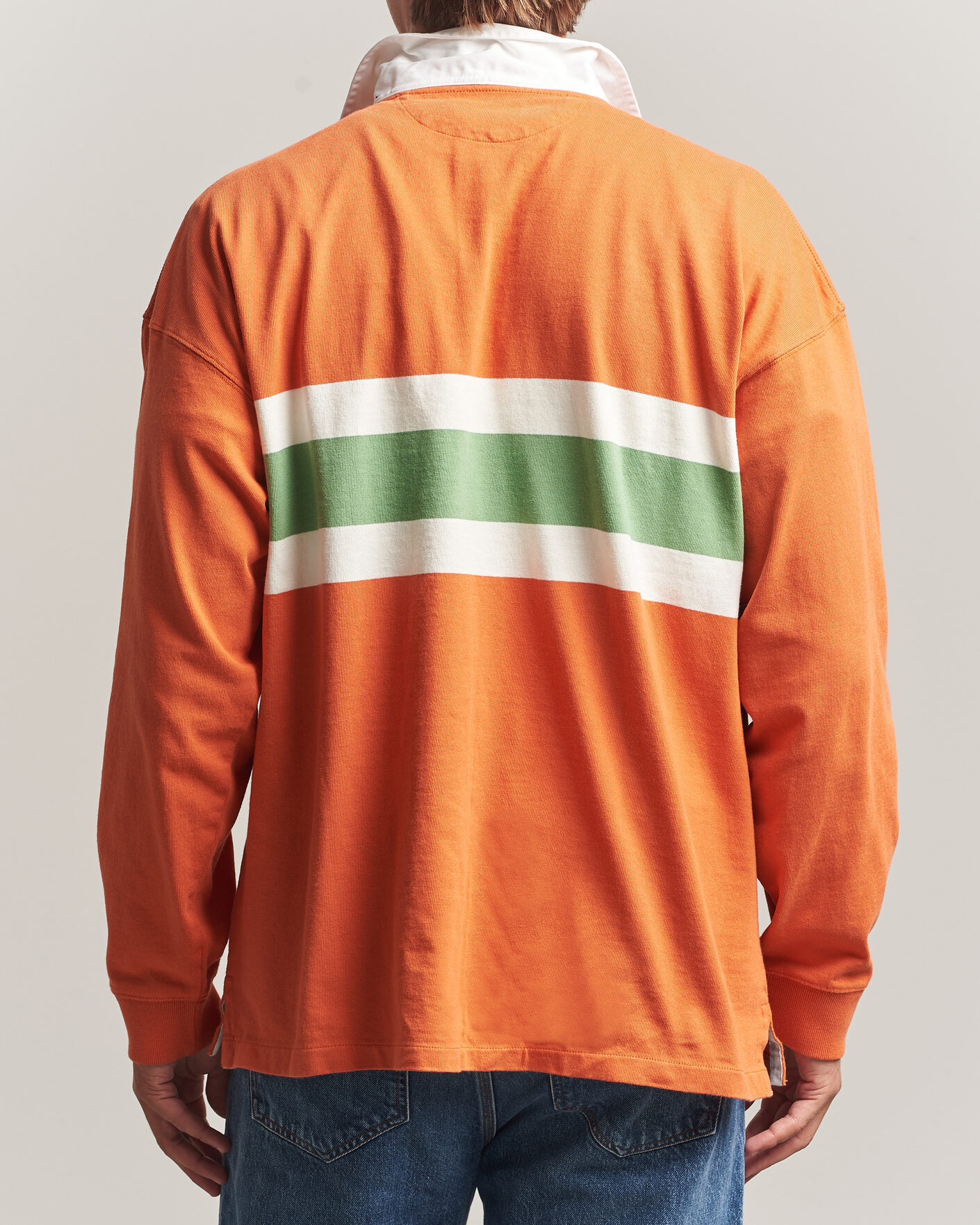 Herre | Trøjer | Polo Ralph Lauren | Knitted Jersey Rugby Shirt Solar Sky Multi
