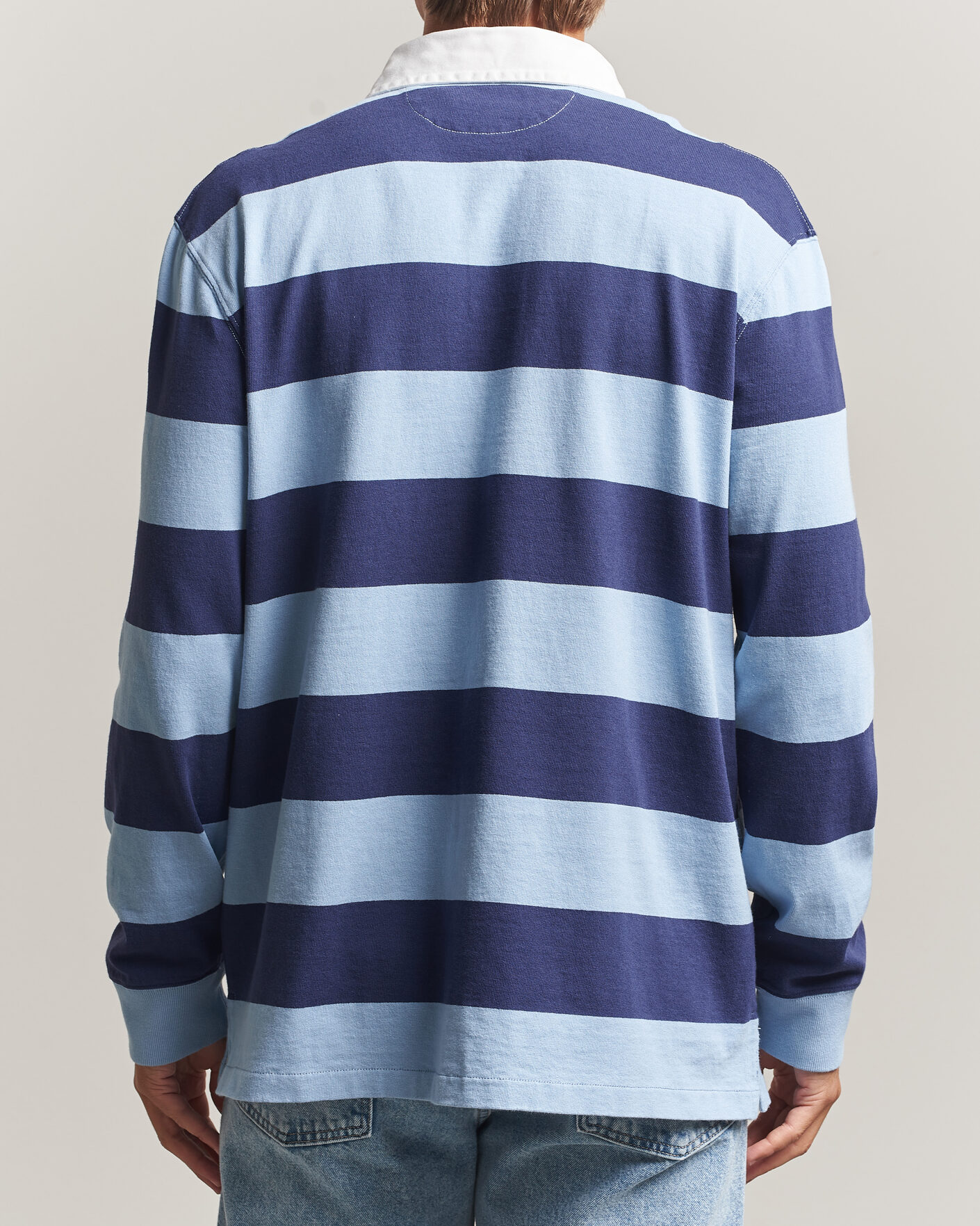 Herre | Trøjer | Polo Ralph Lauren | Striped Jersey Rugger Blue/Navy