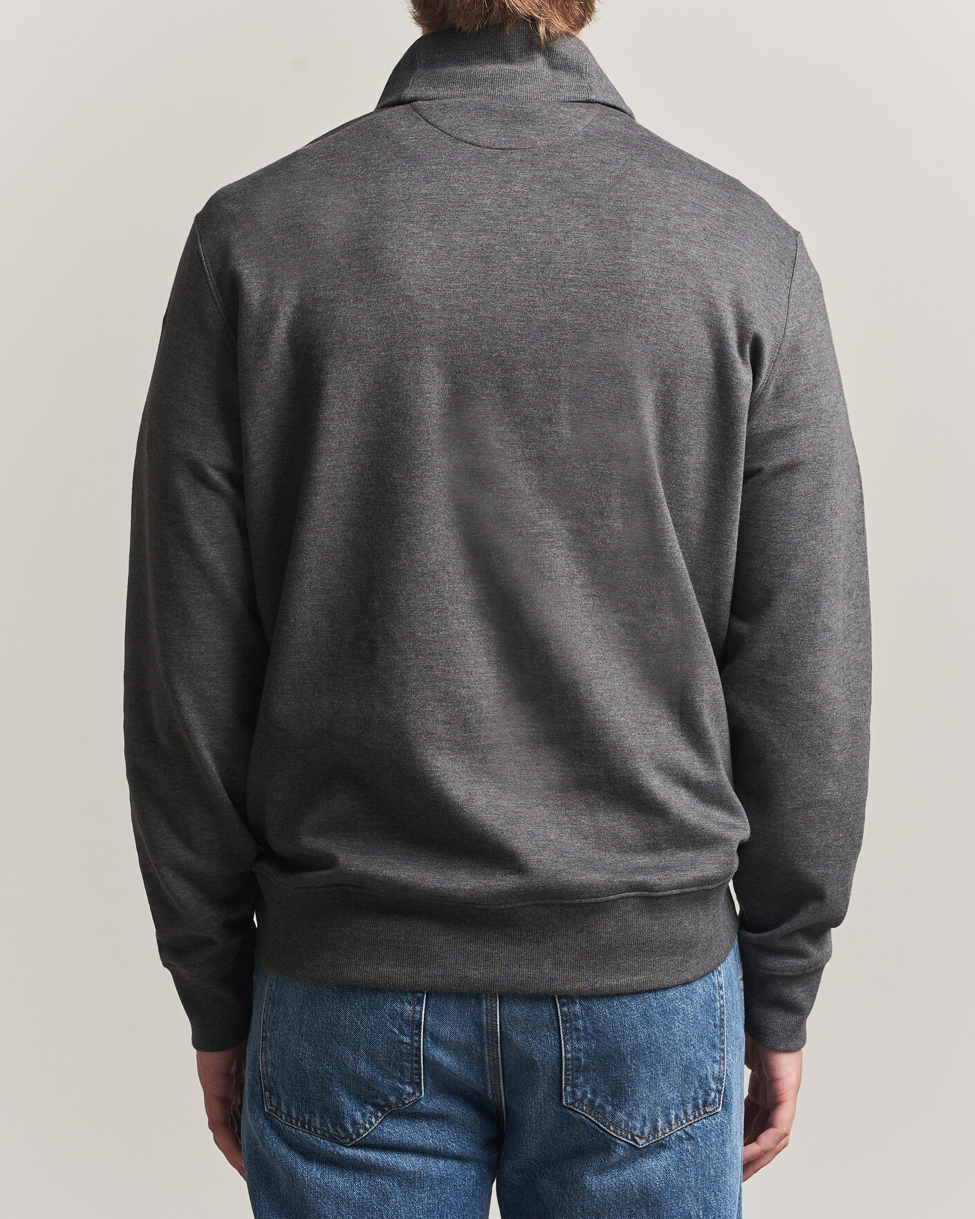 Herre | Trøjer | Polo Ralph Lauren | Double Knitted Shawl Collar Sweater Windsor Heather