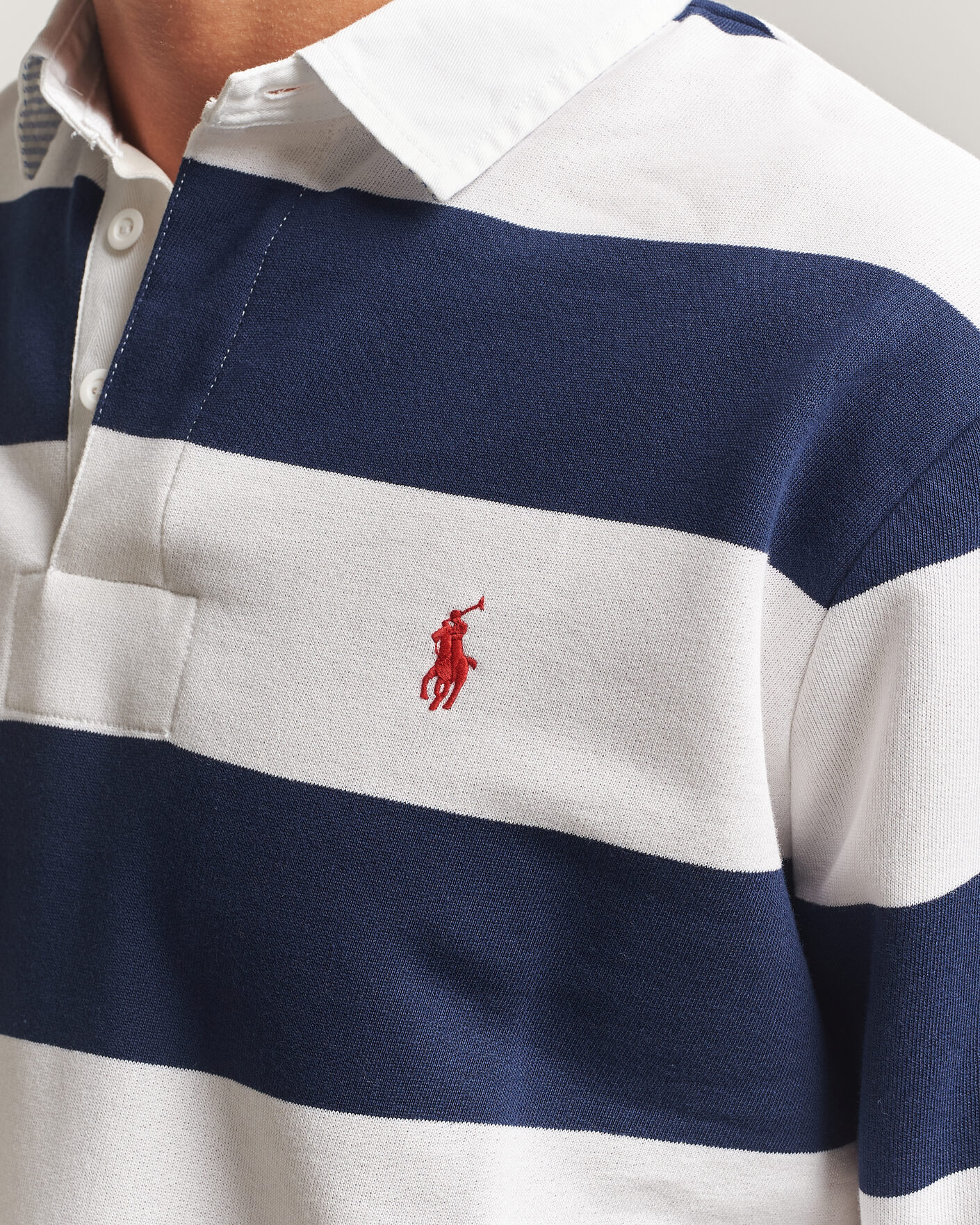 Herre | Trøjer | Polo Ralph Lauren | Rugby Shirt Newport Navy/White