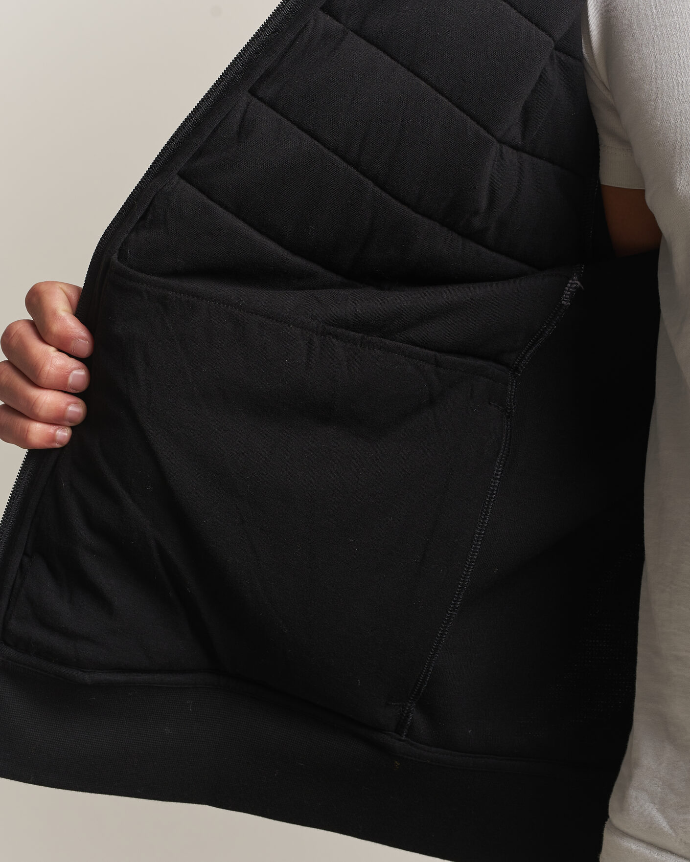 Herre | Trøjer | Polo Ralph Lauren | Double Knitted Jaquard Full Zip Hoodie Polo Black