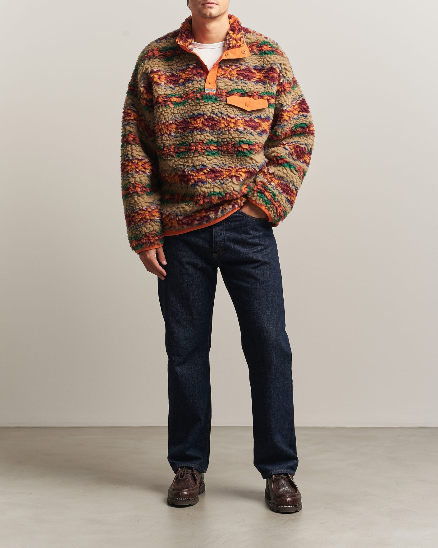 Herre | Trøjer | Polo Ralph Lauren | Shaggy Hi Pile Red Rock Fairisle