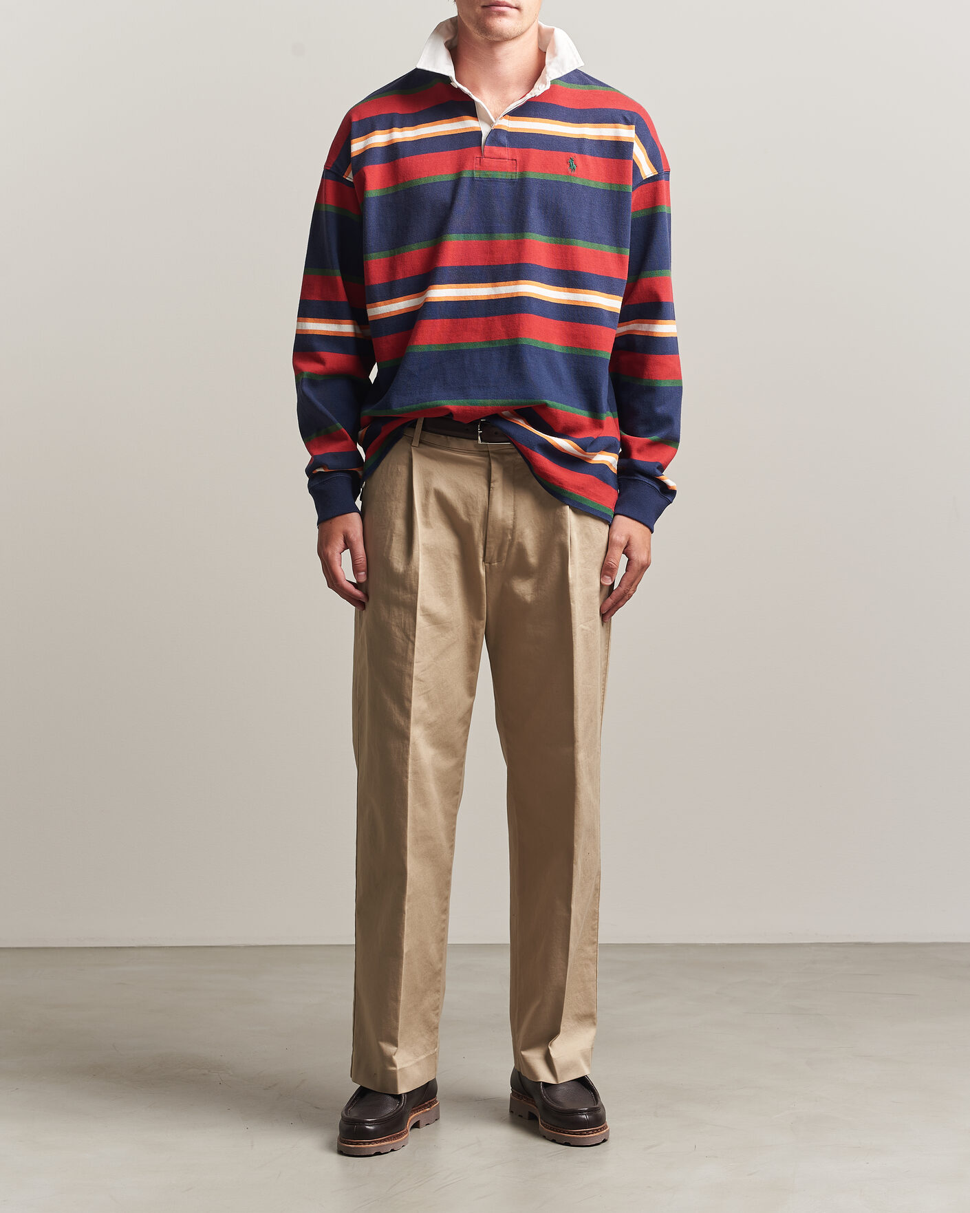 Herre | Trøjer | Polo Ralph Lauren | Knitted Rugby Pullover Newport Navy Multi