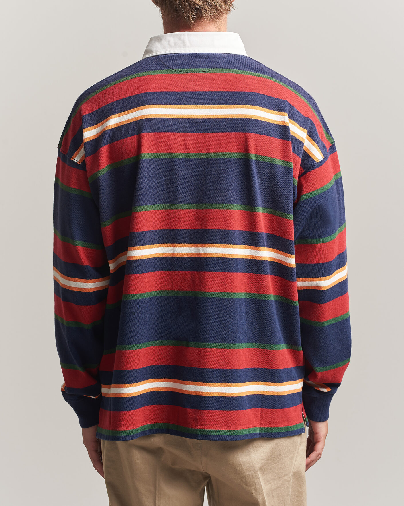 Herre | Trøjer | Polo Ralph Lauren | Knitted Rugby Pullover Newport Navy Multi