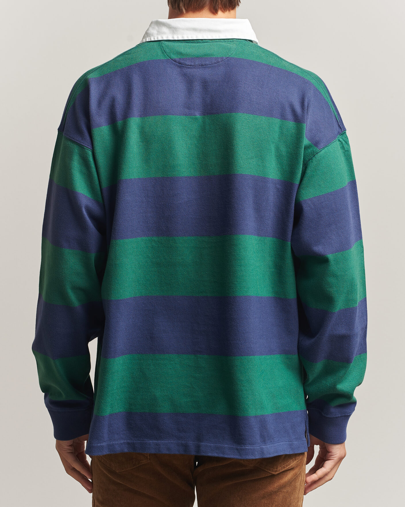 Herre | Trøjer | Polo Ralph Lauren | Jersey Knitted Rugby Pullover Green/Cobolt
