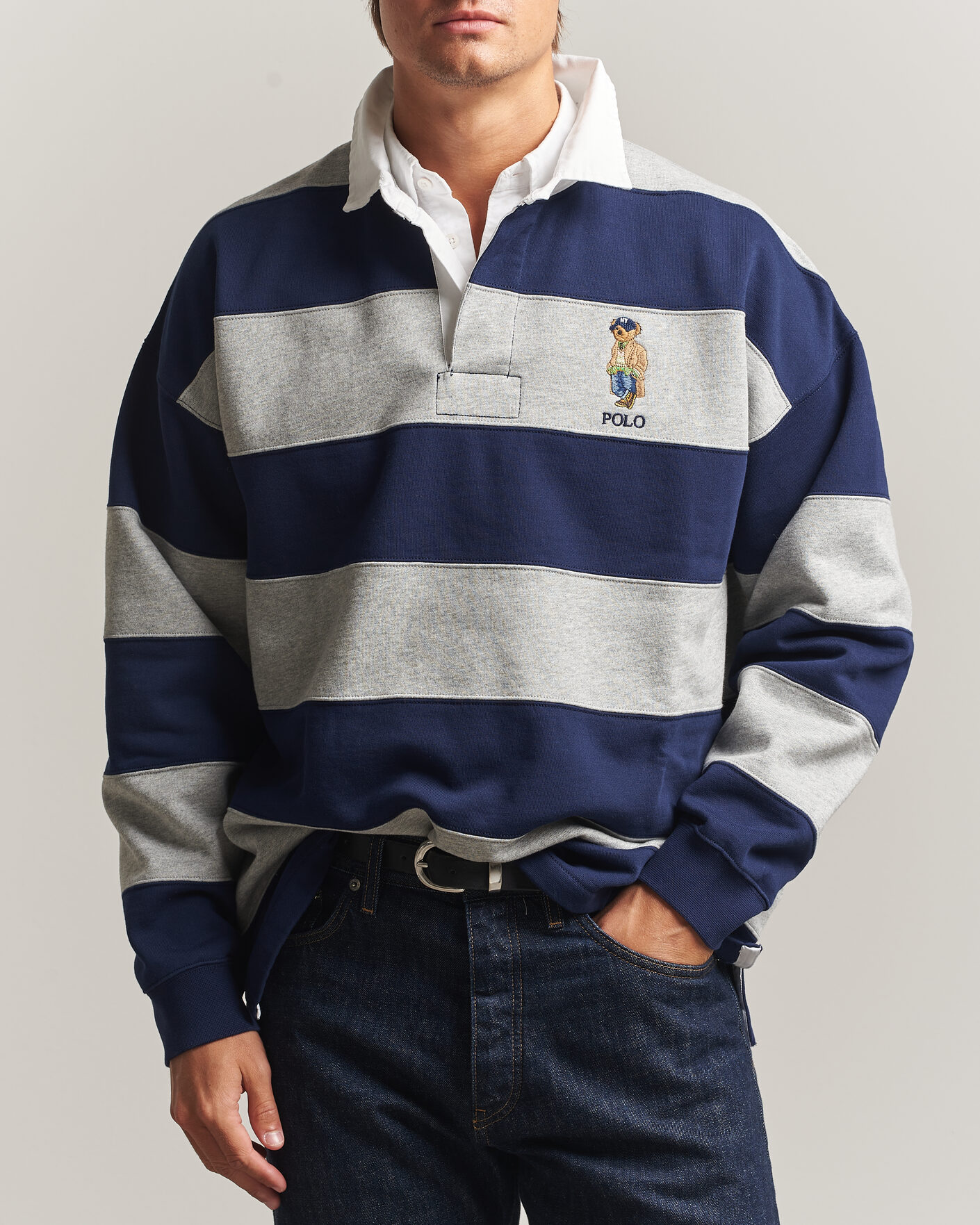 Herre | Trøjer | Polo Ralph Lauren | Rugby Pullover Navy/Andover Heather