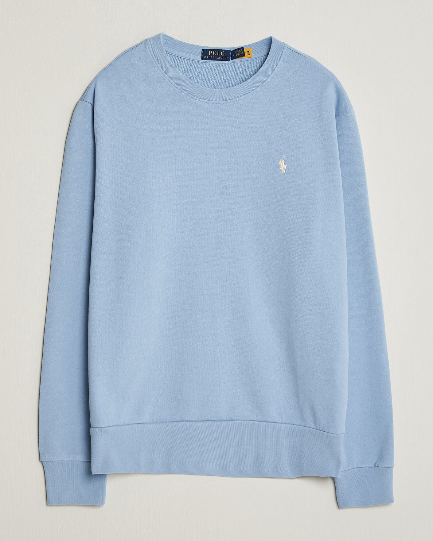 Herre | Trøjer | Polo Ralph Lauren | Loopback Terry Sweatshirt Chambray Blue