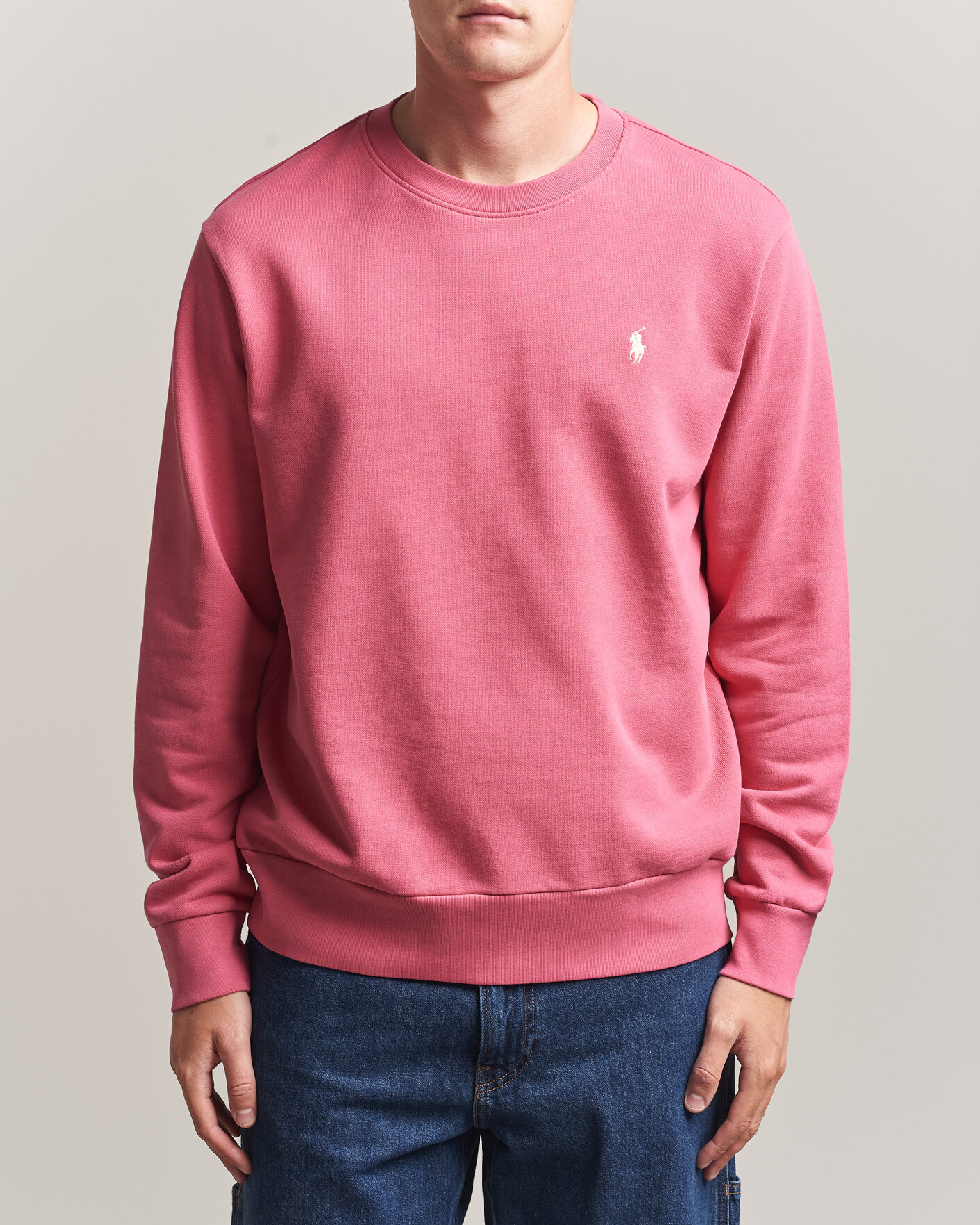 Herre | Trøjer | Polo Ralph Lauren | Loopback Terry Sweatshirt Terrance Pink