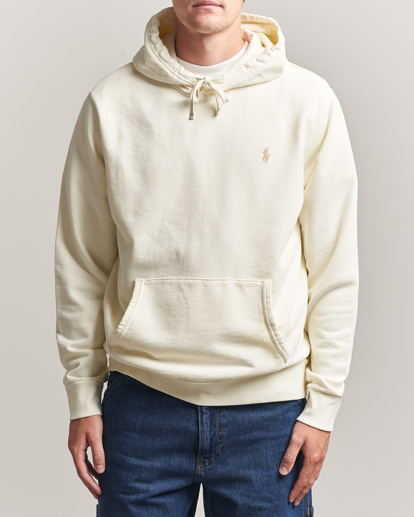 Herre | Trøjer | Polo Ralph Lauren | Loopback Terry Hoodie Clubhouse Cream