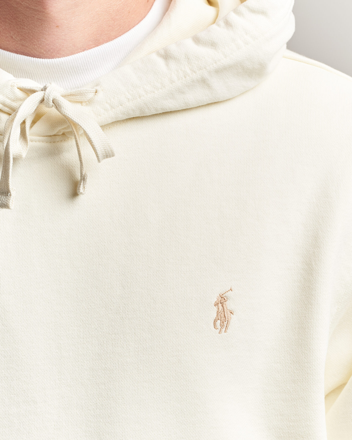 Herre | Trøjer | Polo Ralph Lauren | Loopback Terry Hoodie Clubhouse Cream