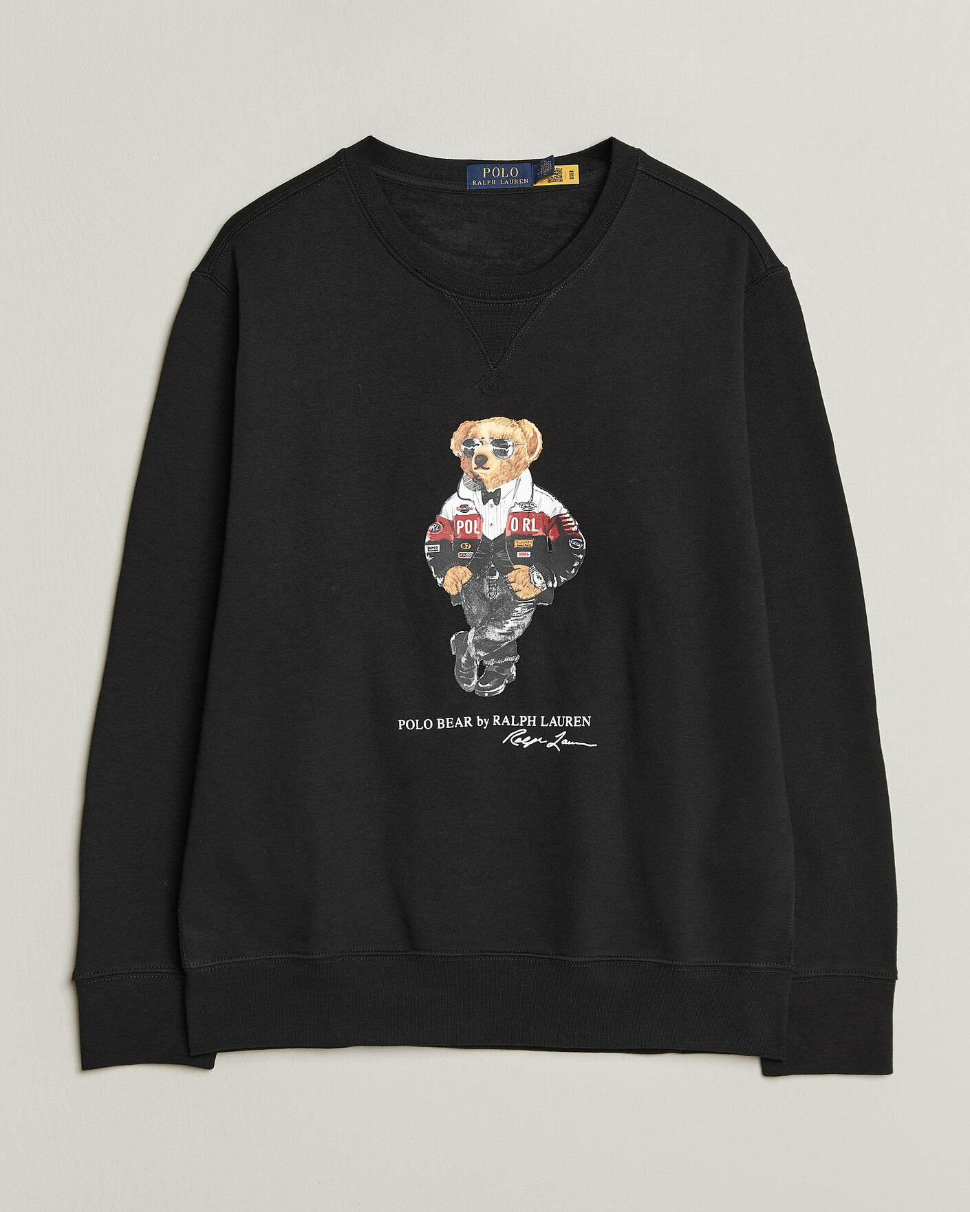 Herre | Trøjer | Polo Ralph Lauren | Fleece Bear Sweatshirt Polo Black