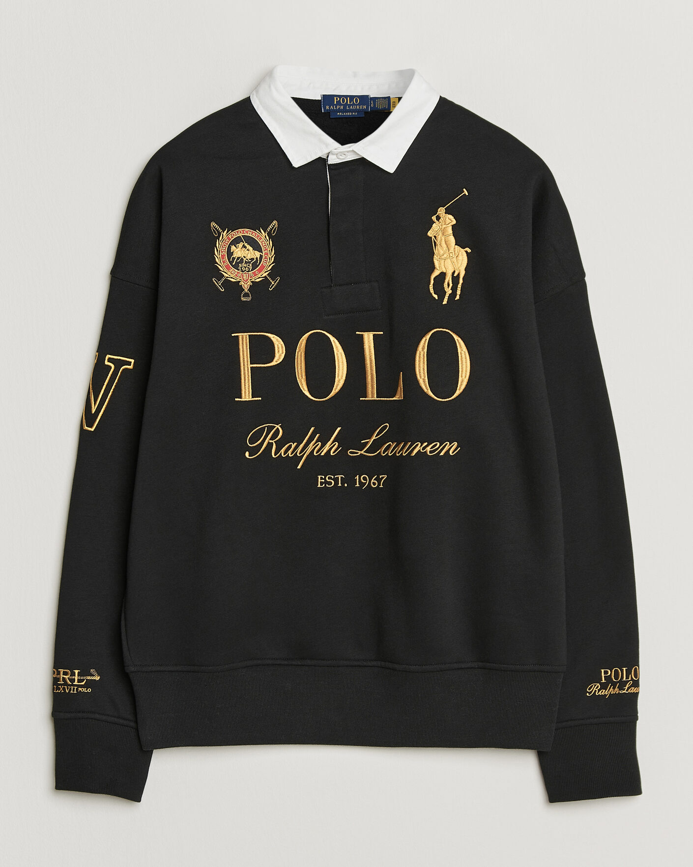Herre | Trøjer | Polo Ralph Lauren | Magic Fleece Printed Sweatshirt Polo Black