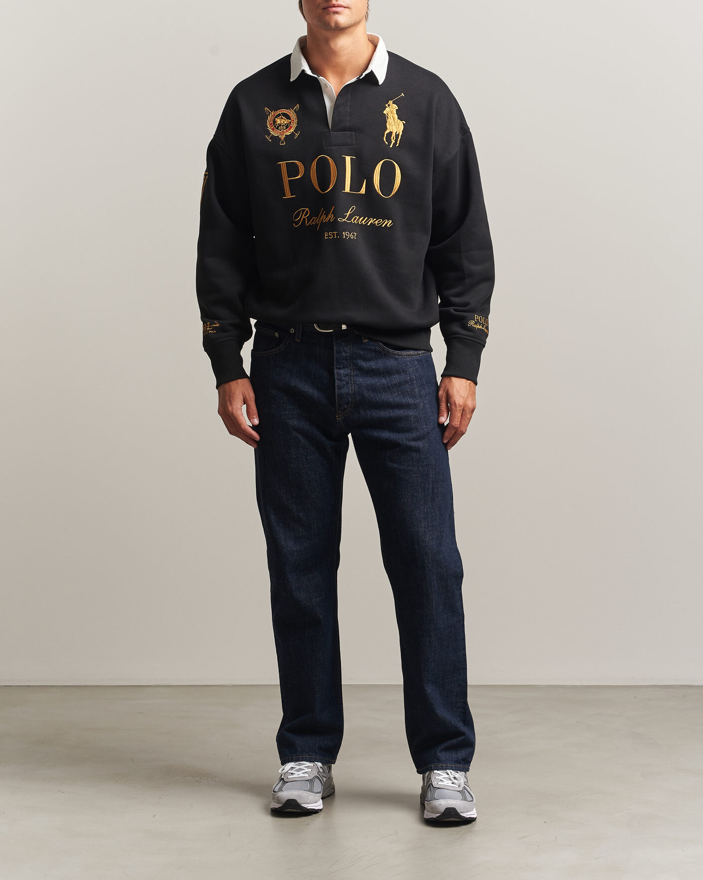 Herre | Trøjer | Polo Ralph Lauren | Magic Fleece Printed Sweatshirt Polo Black