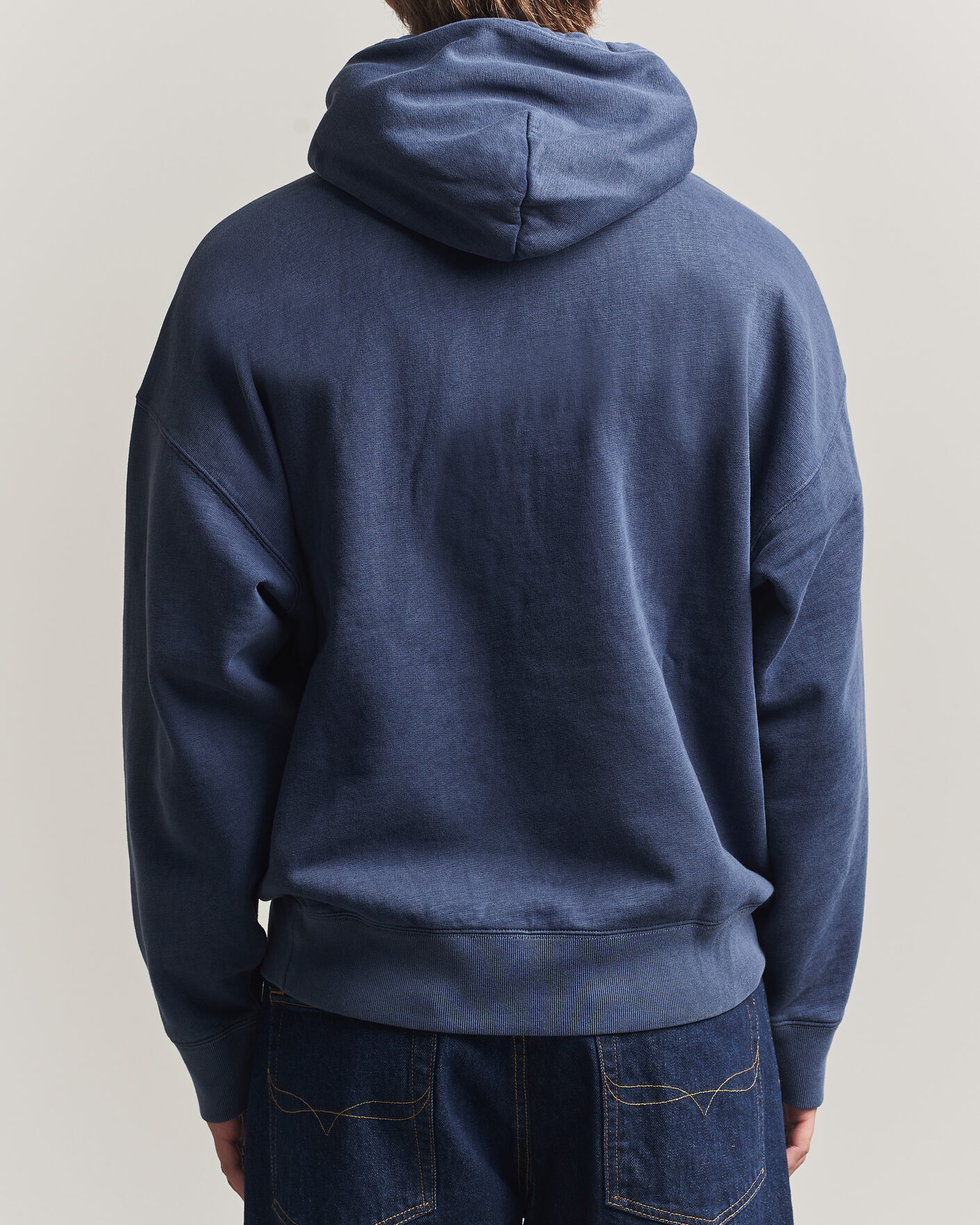 Herre | Trøjer | Polo Ralph Lauren | Vintage Fleece Logo Hoodie Dark Cobalt