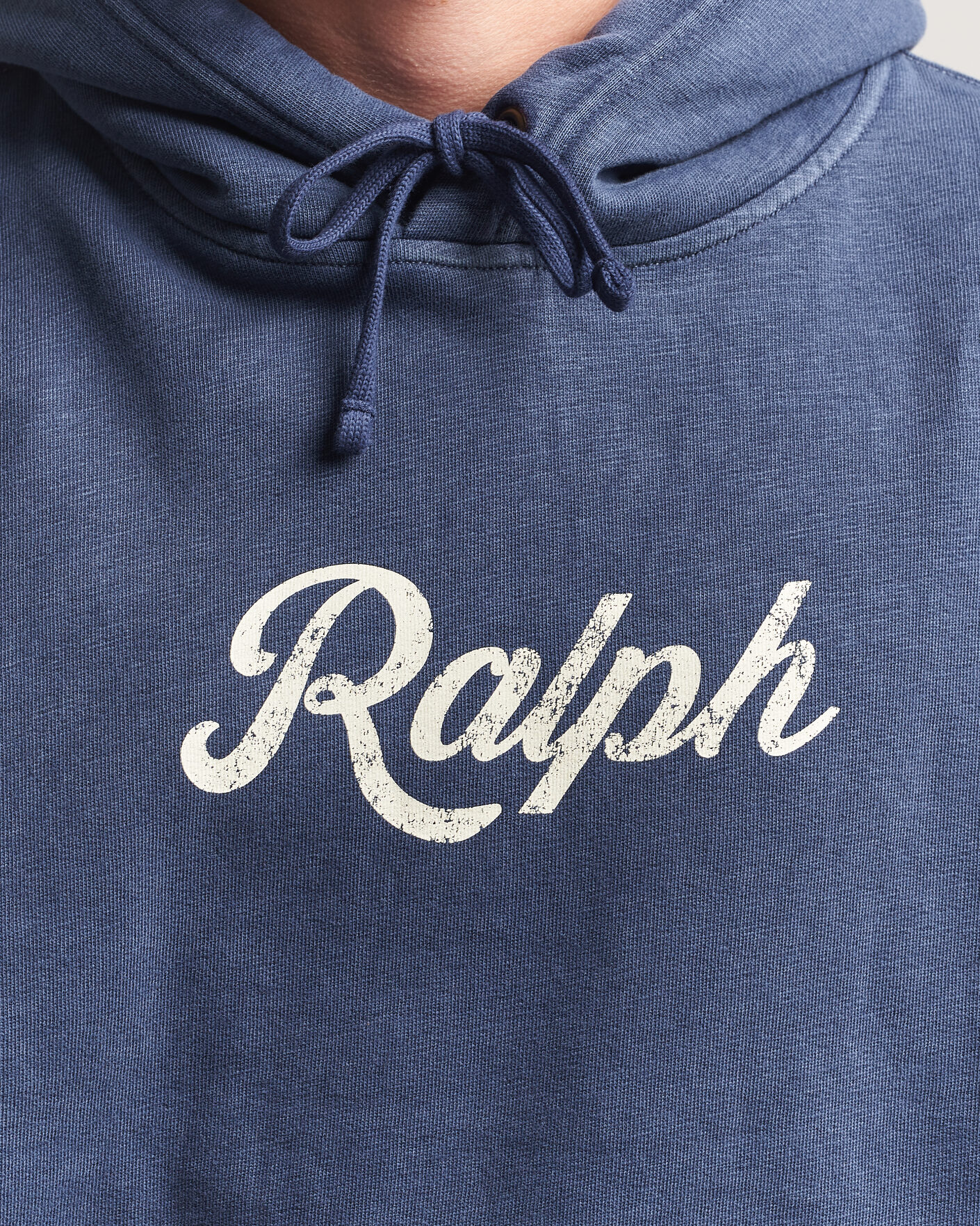 Herre | Trøjer | Polo Ralph Lauren | Vintage Fleece Logo Hoodie Dark Cobalt
