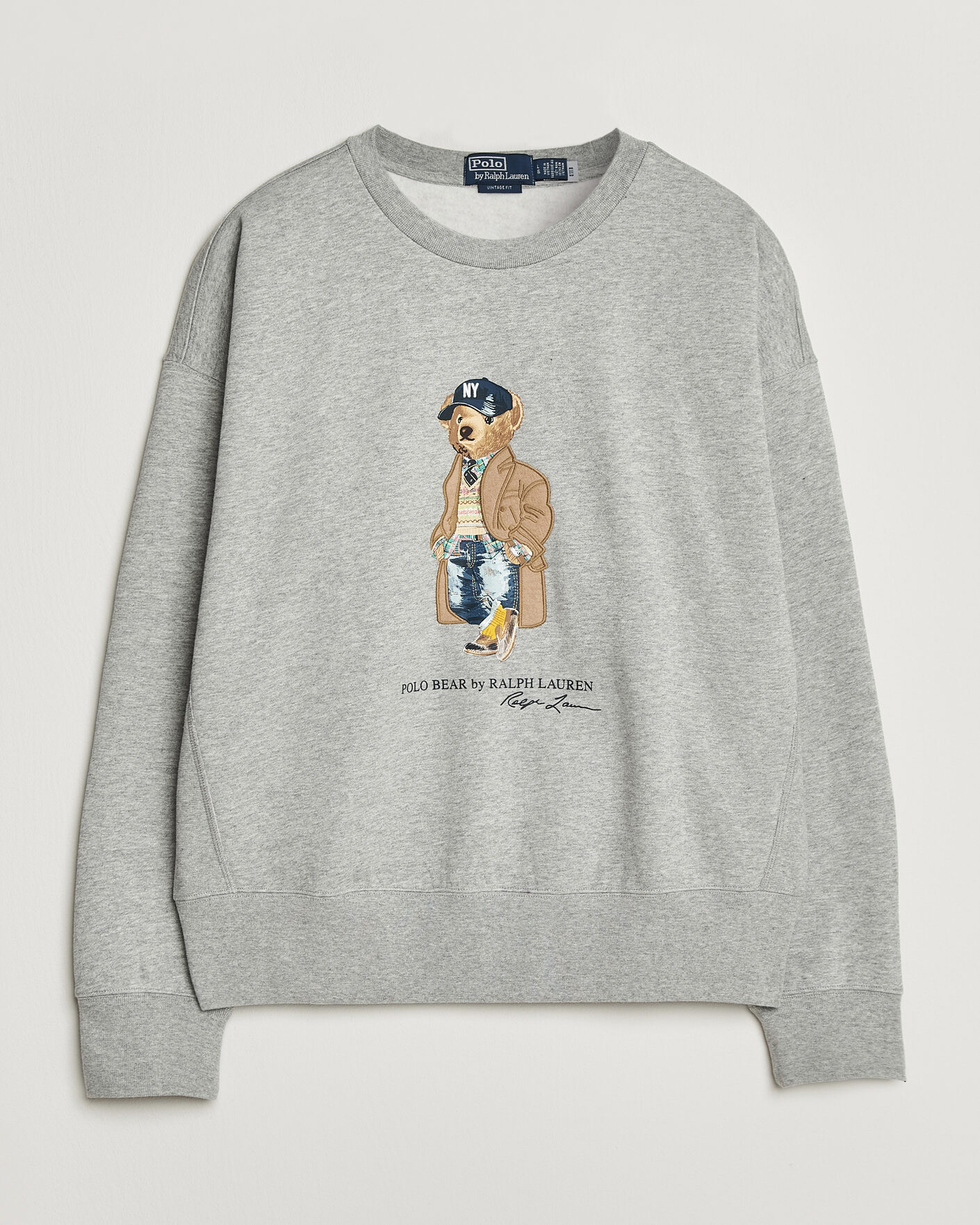 Herre | Trøjer | Polo Ralph Lauren | Athletic Fleece Bear Sweatshirt Andover Heather