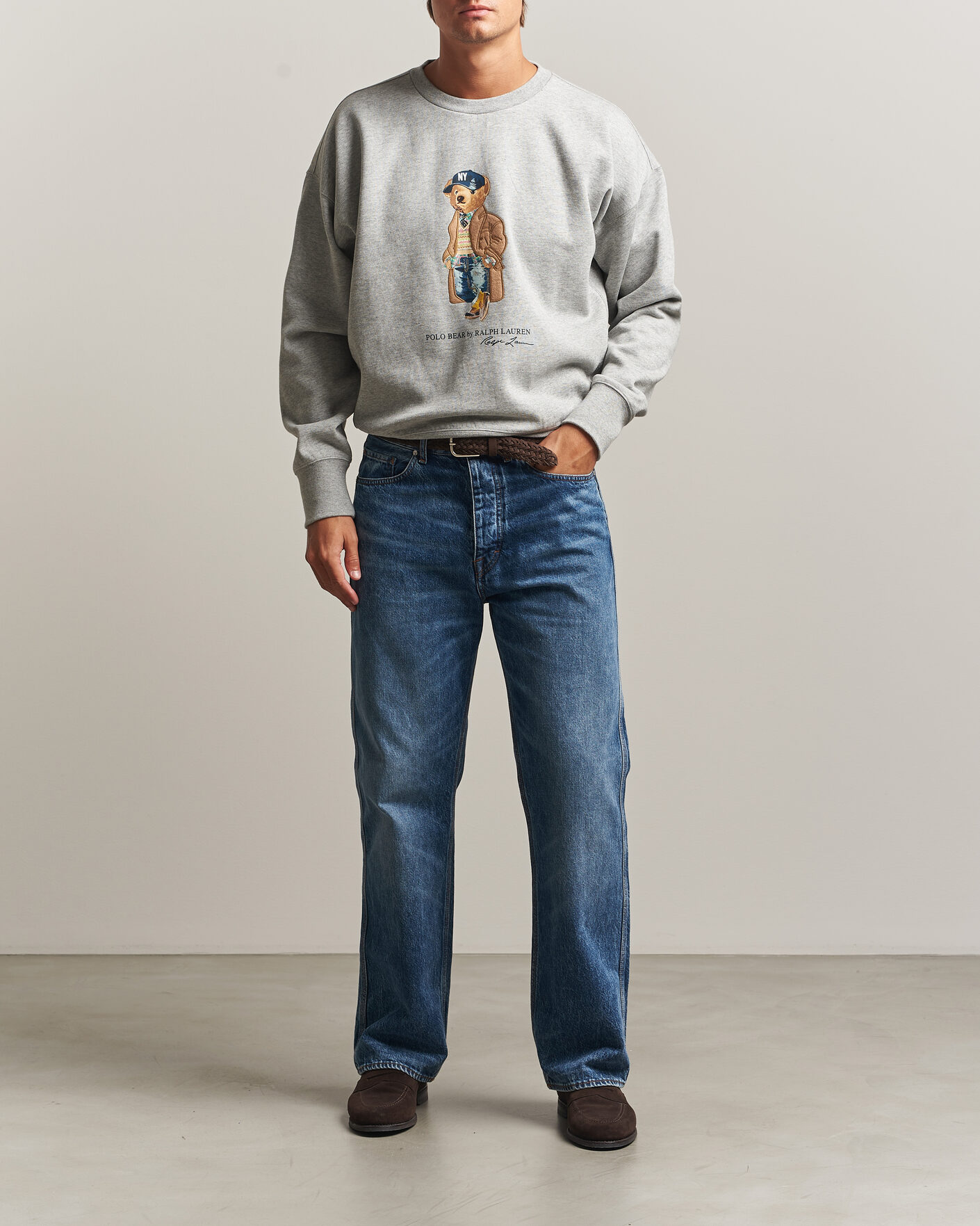 Herre | Trøjer | Polo Ralph Lauren | Athletic Fleece Bear Sweatshirt Andover Heather