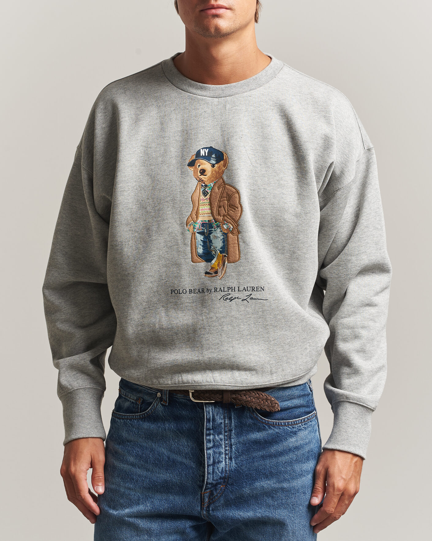 Herre | Trøjer | Polo Ralph Lauren | Athletic Fleece Bear Sweatshirt Andover Heather
