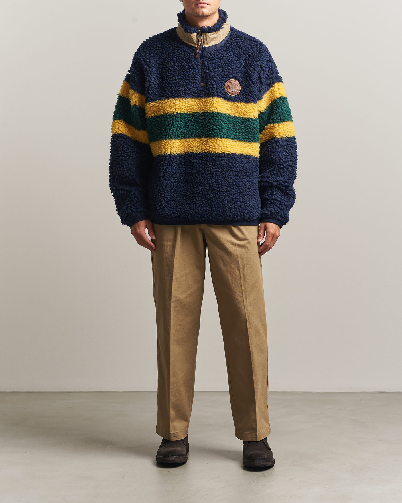 Herre | Trøjer | Polo Ralph Lauren | Shaggy Hi Pile Pullover Cruise Navy