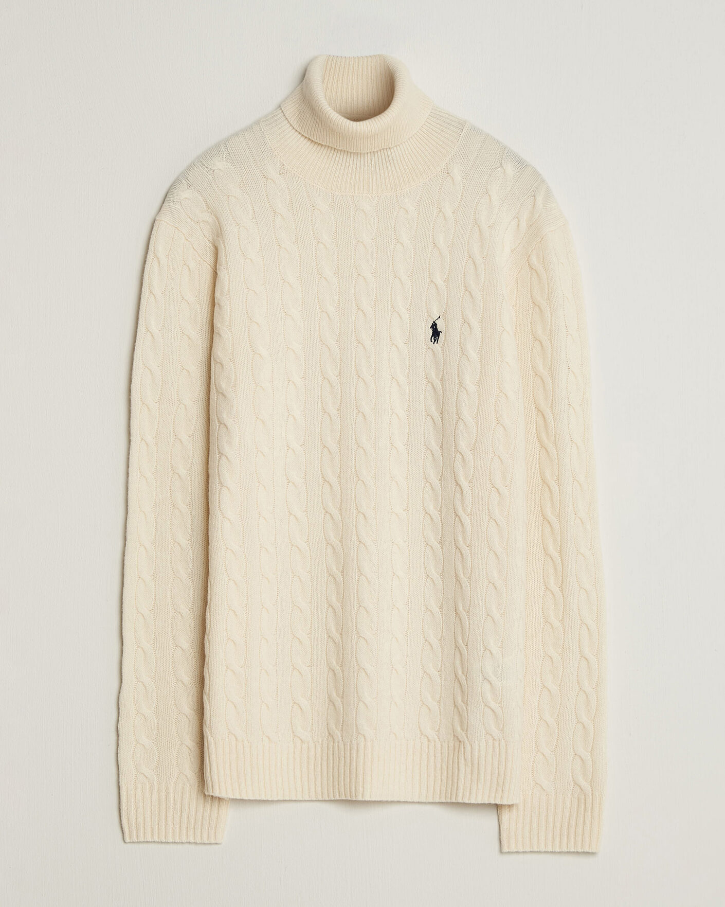 Herre | Trøjer | Polo Ralph Lauren | Wool/Cashmere Rollneck Andover Cream