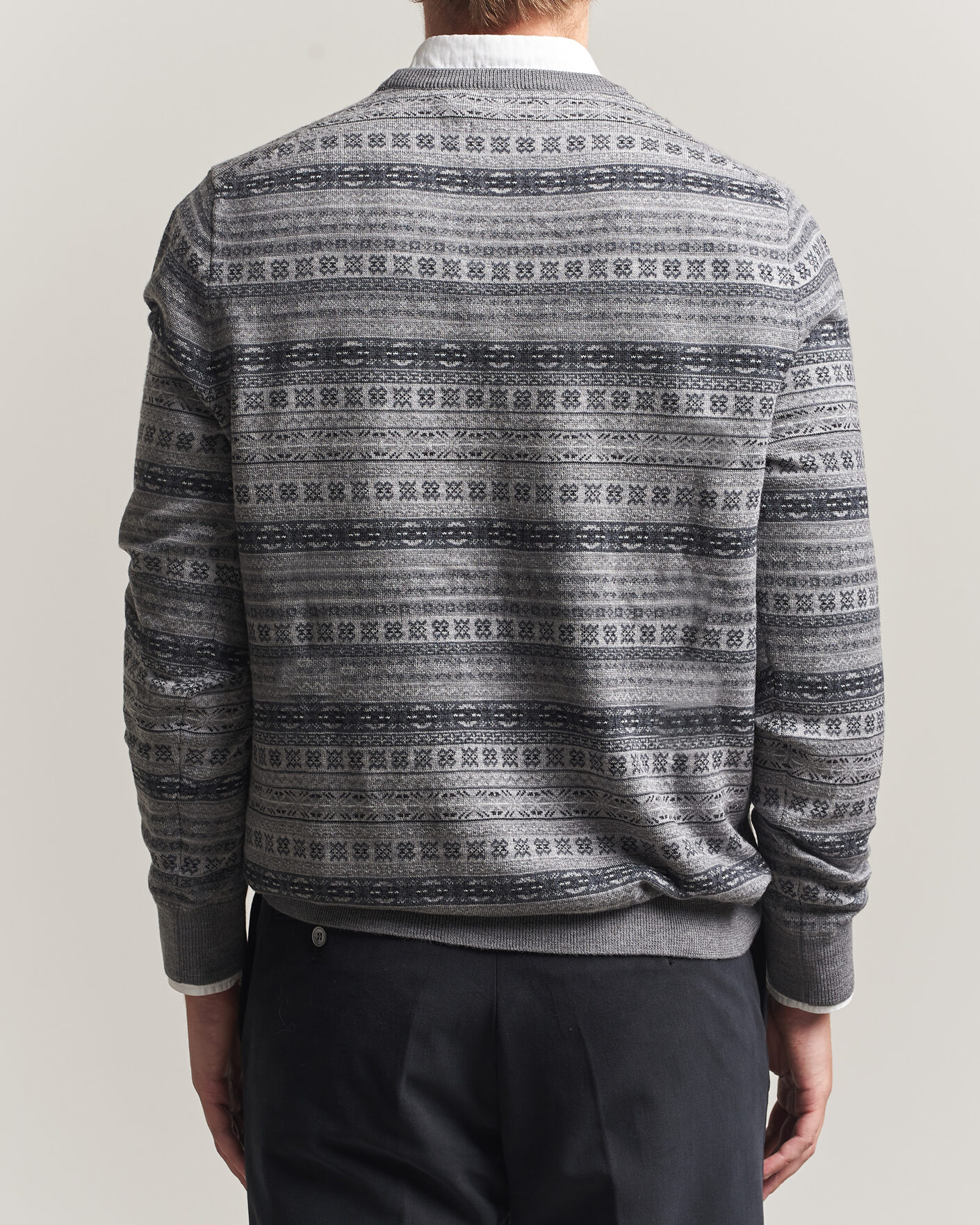 Herre | Trøjer | Polo Ralph Lauren | Fair Isle Merino Sweater Grey Combo