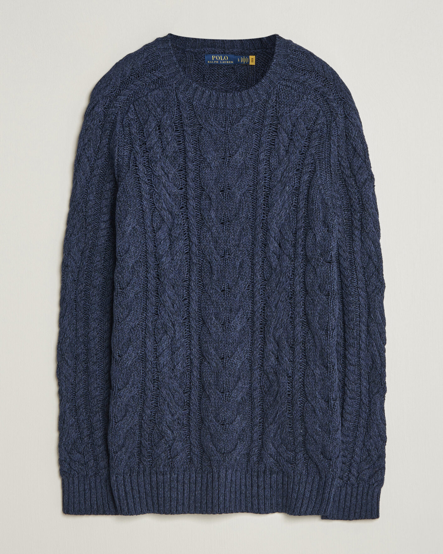 Herre | Trøjer | Polo Ralph Lauren | Cotton Marl Pullover Navy Combo