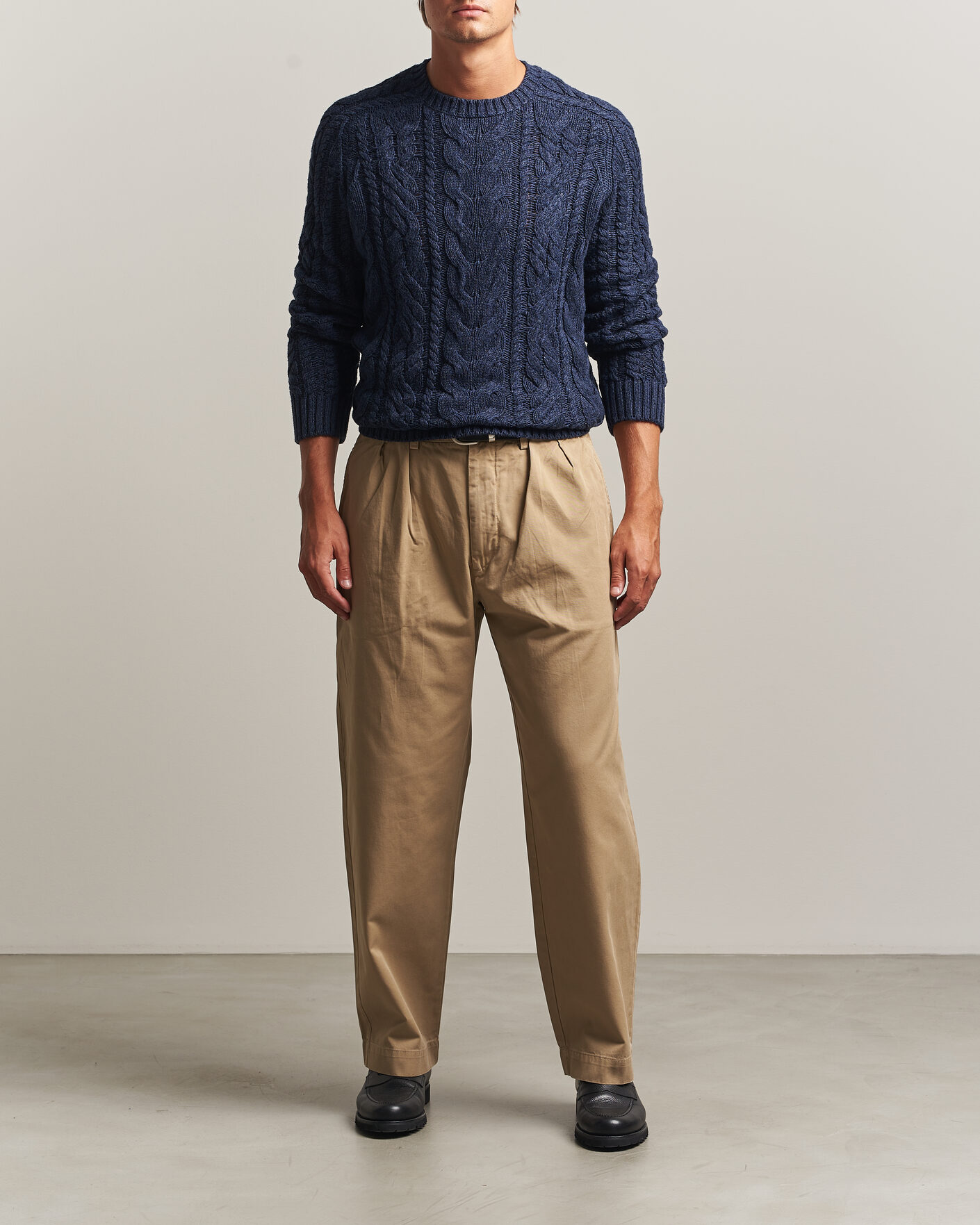 Herre | Trøjer | Polo Ralph Lauren | Cotton Marl Pullover Navy Combo