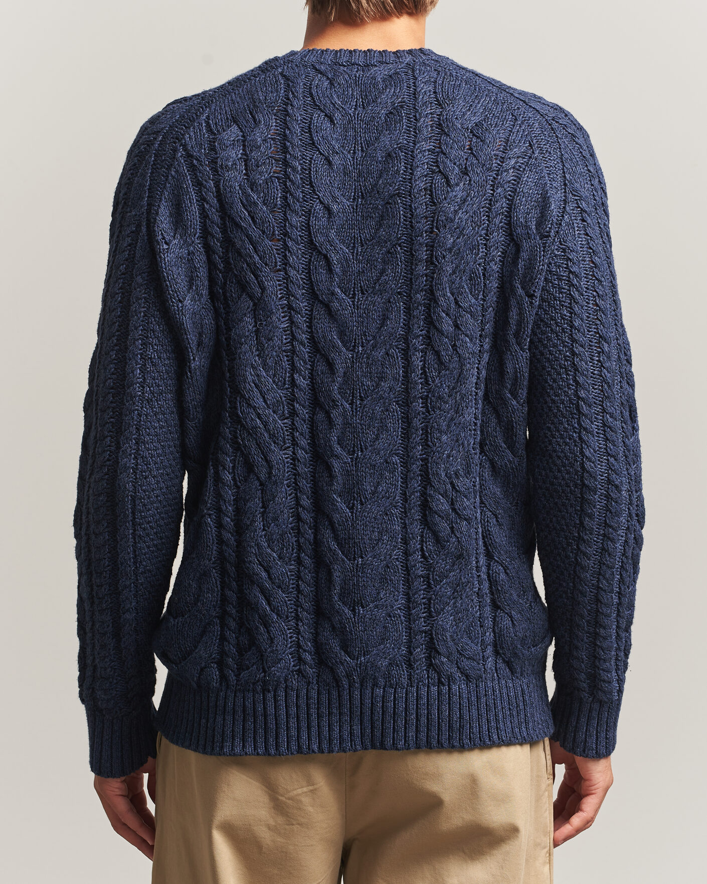 Herre | Trøjer | Polo Ralph Lauren | Cotton Marl Pullover Navy Combo