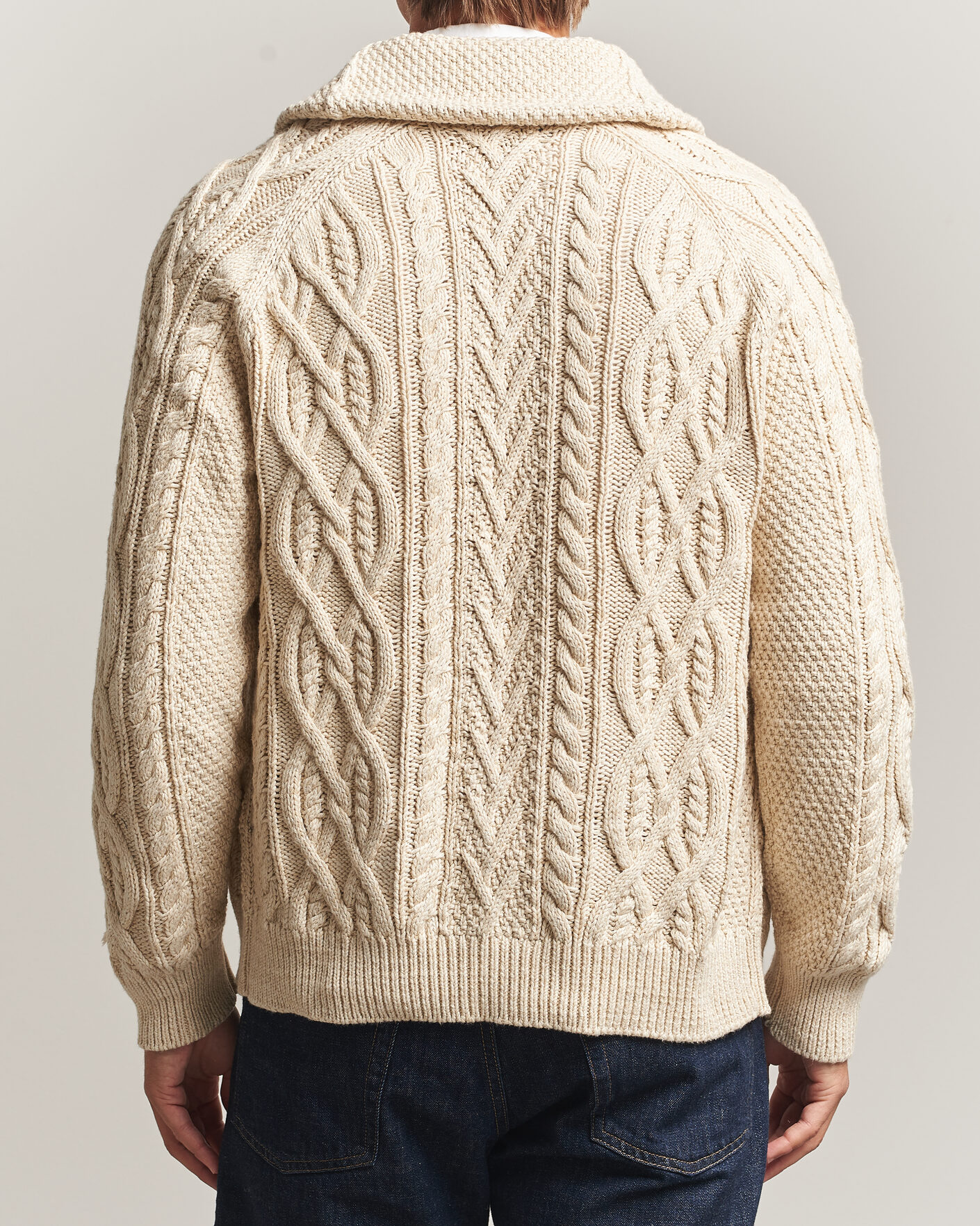 Herre | Trøjer | Polo Ralph Lauren | Cotton Marl Cardigan Oatmeal Combo