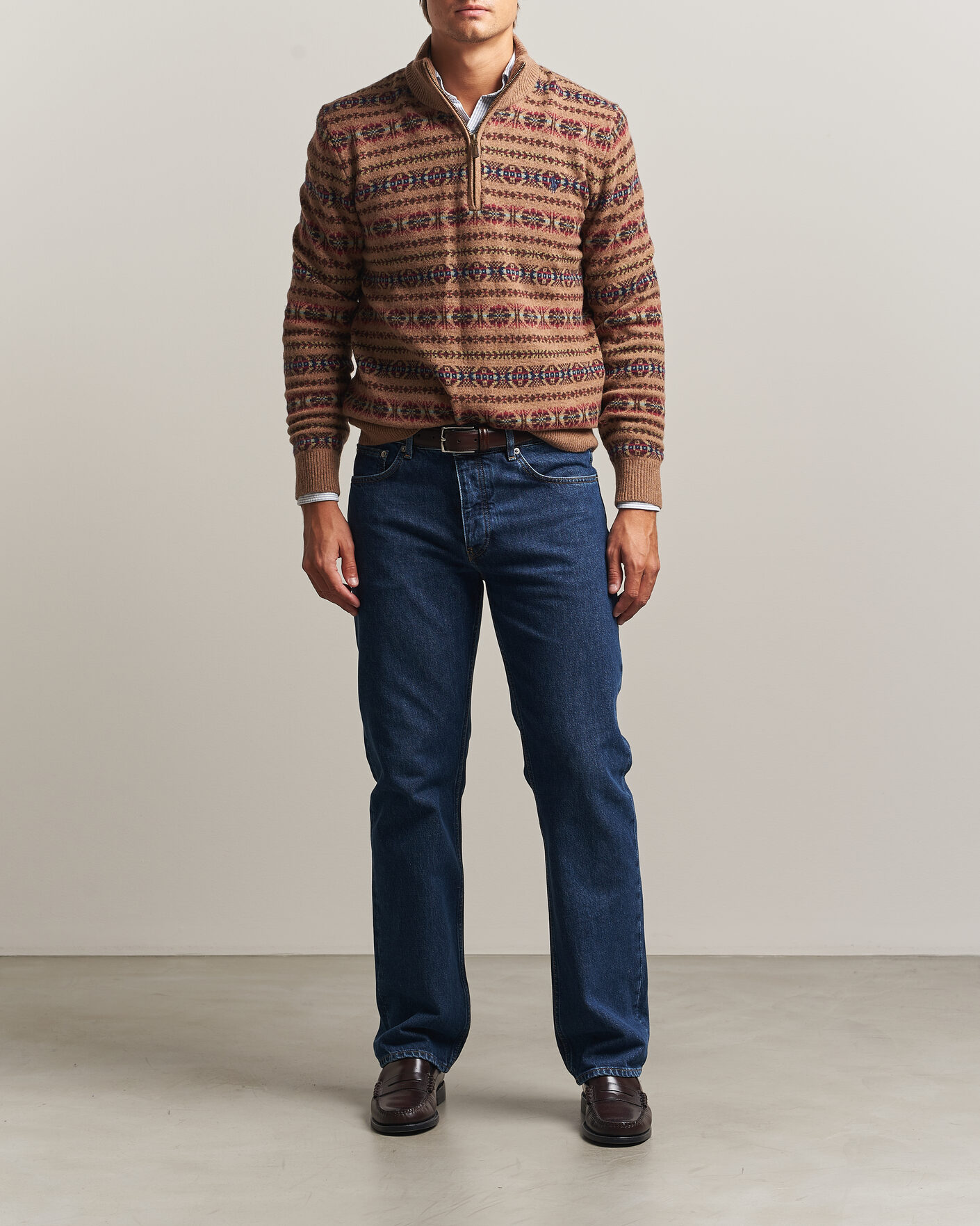 Herre | Trøjer | Polo Ralph Lauren | Fair Isle Wool Half-Zip Multi Combo