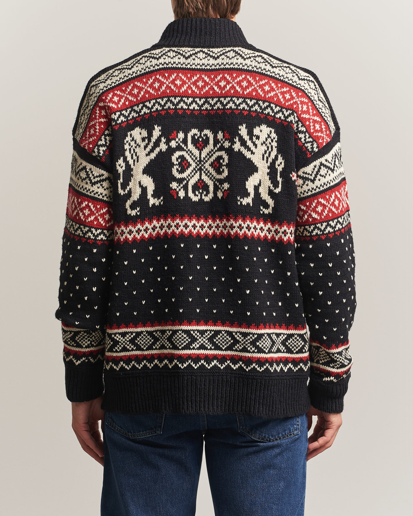 Herre | Trøjer | Polo Ralph Lauren | Cotton/Cashmere Cardigan Black Combo