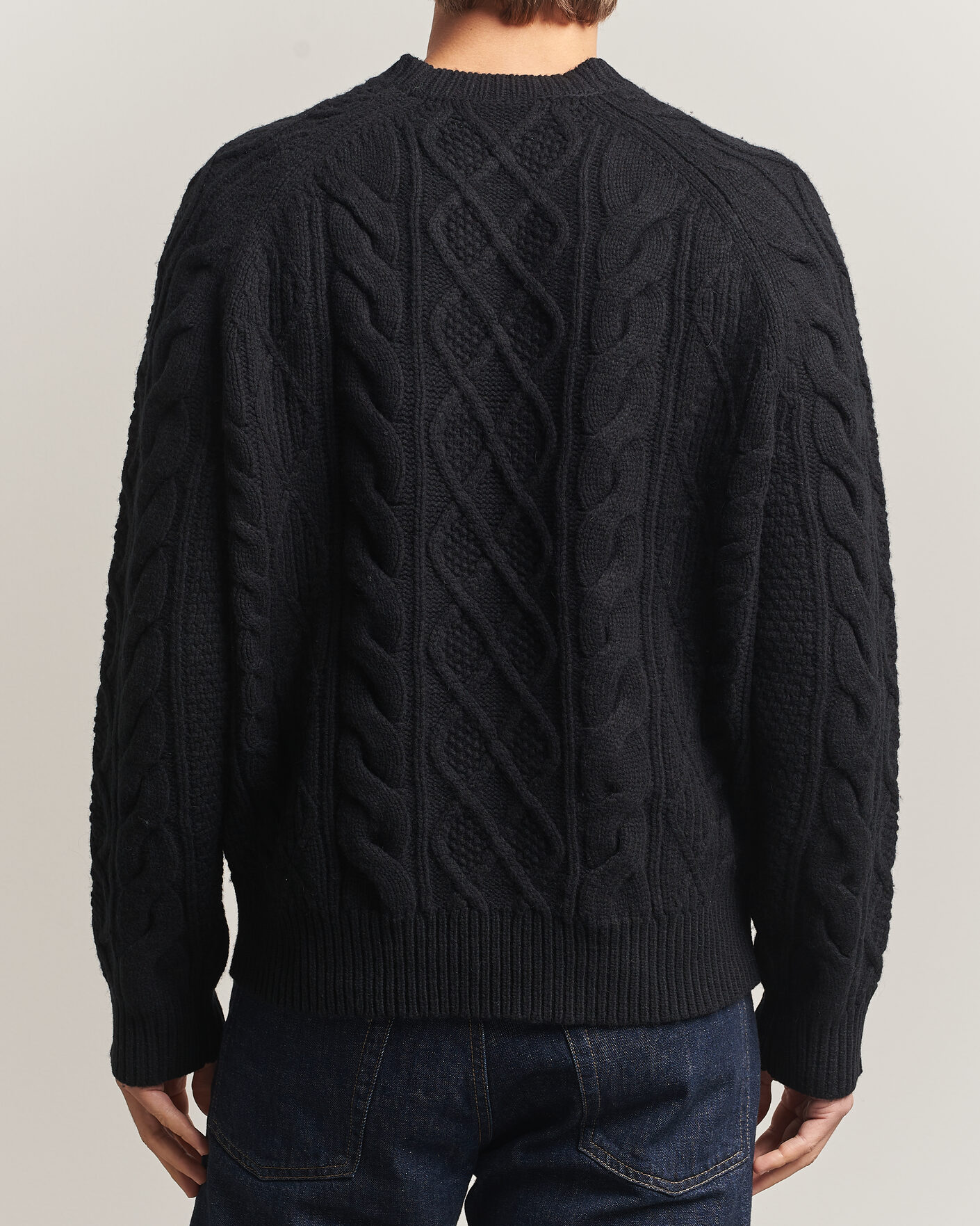 Herre | Trøjer | Polo Ralph Lauren | Wool/Alpaca Pullover Polo Black