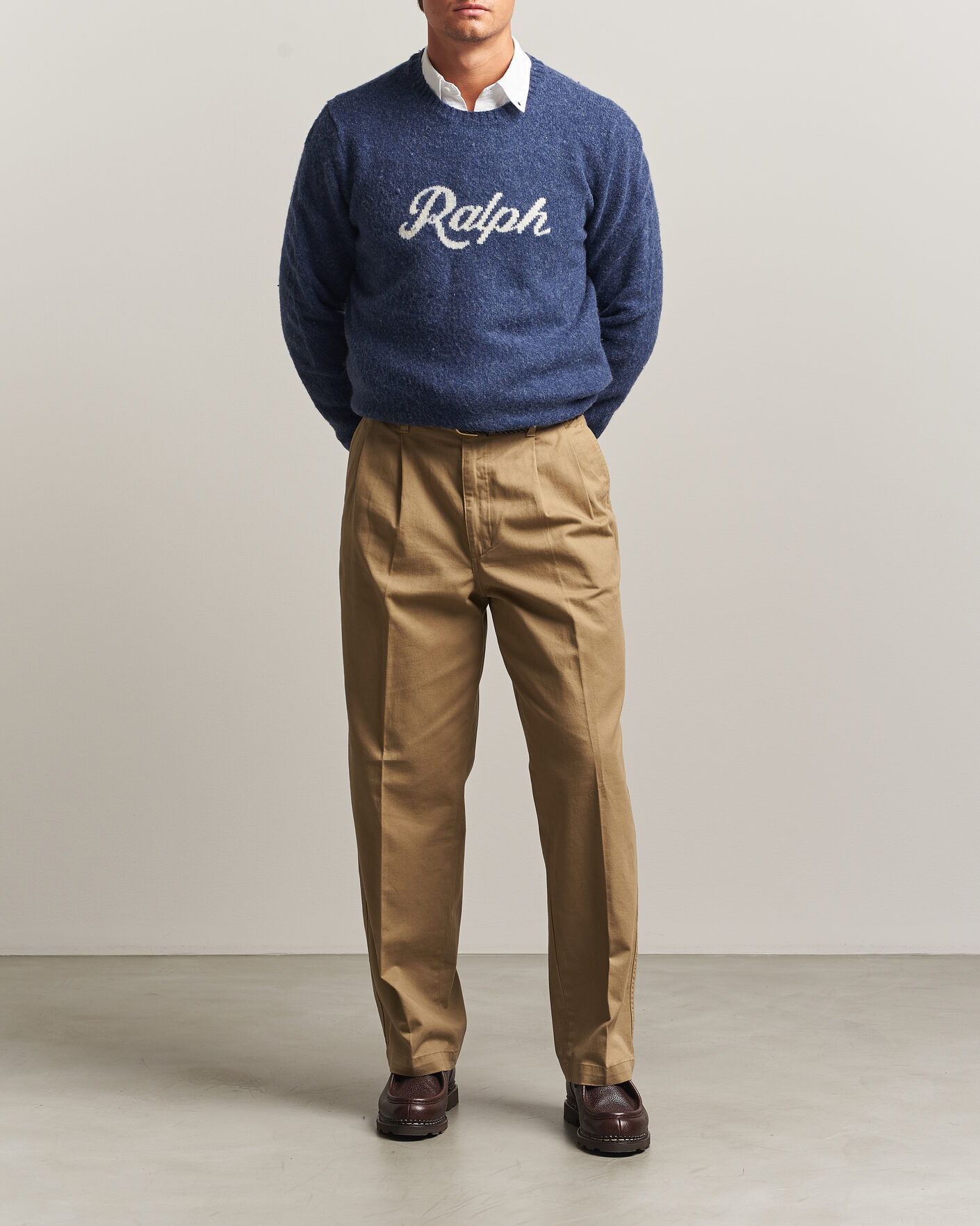 Herre | Trøjer | Polo Ralph Lauren | Wool/Cashmere Pullover Navy Combo