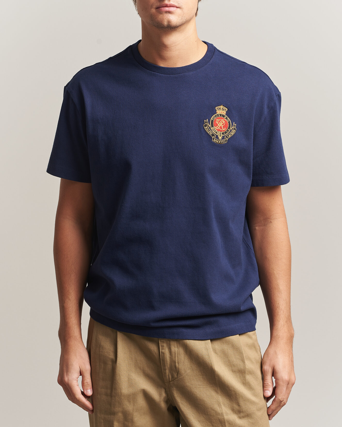 Herre | T-Shirts | Polo Ralph Lauren | Classic Fit Jersey T-Shirt Newport Navy