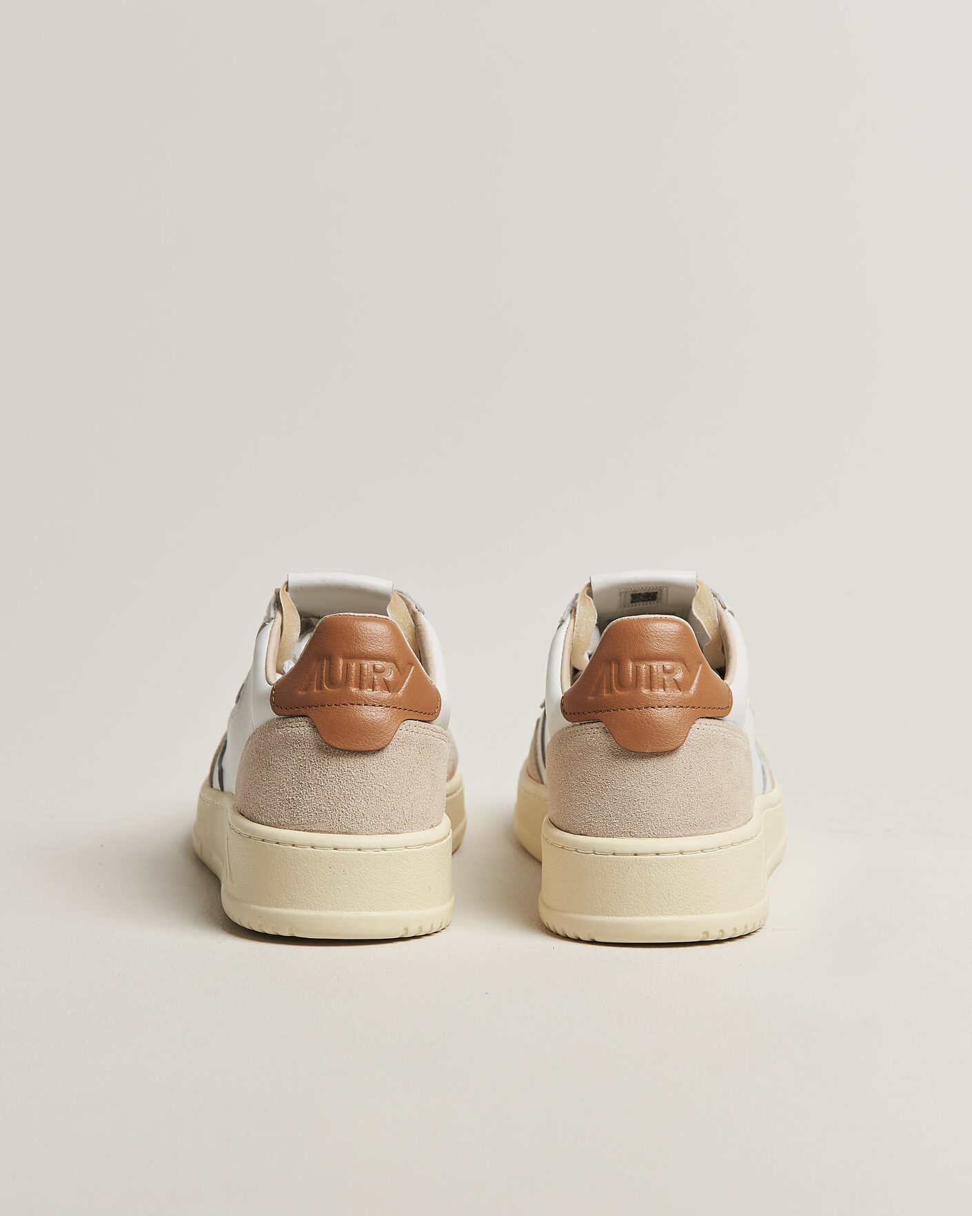 Herre | Sneakers | Autry | Medalist Low Leather/Suede Sneaker White/Lion