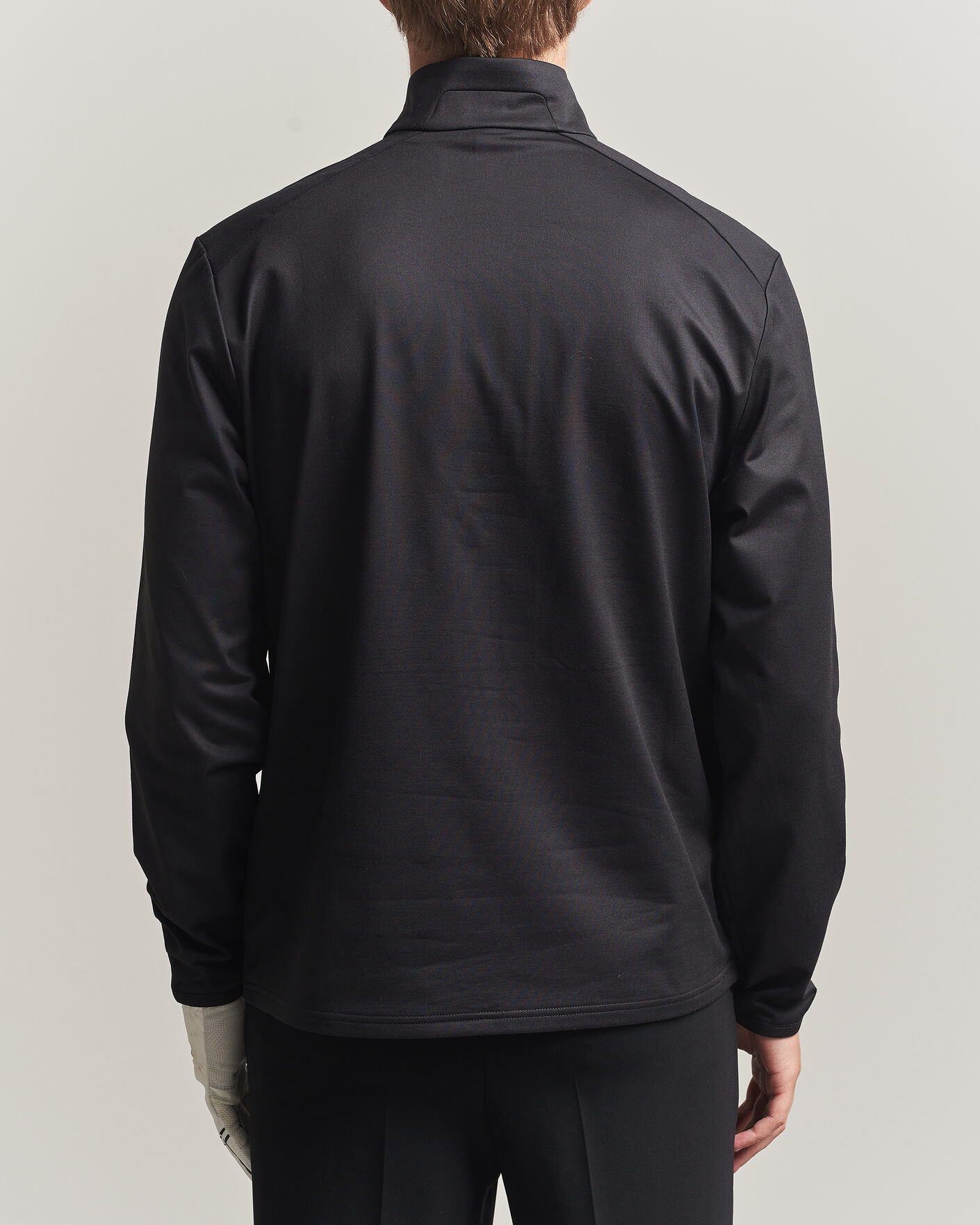 Herre | Golftøj | Polo Ralph Lauren | Luxury Jersey Half Zip Polo Black