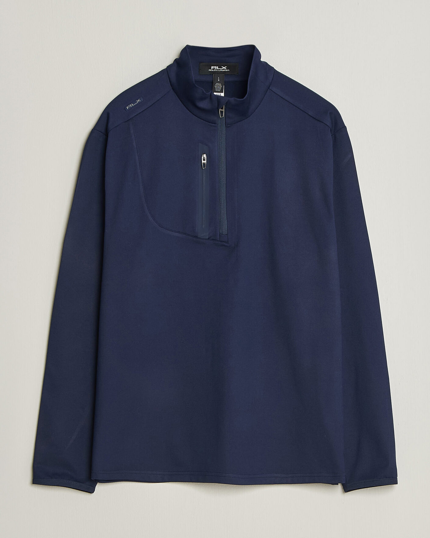 Herre | Golftøj | Polo Ralph Lauren | Luxury Jersey Half Zip Refined Navy