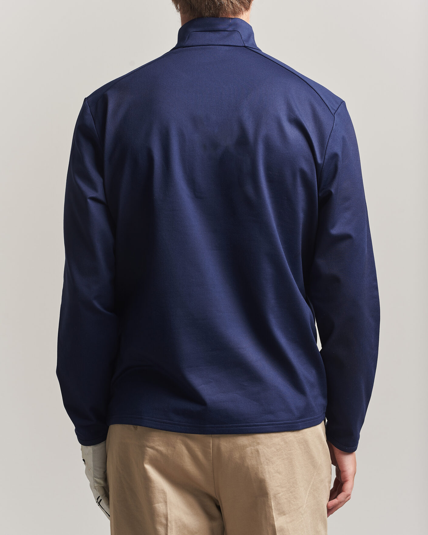 Herre | Golftøj | Polo Ralph Lauren | Luxury Jersey Half Zip Refined Navy