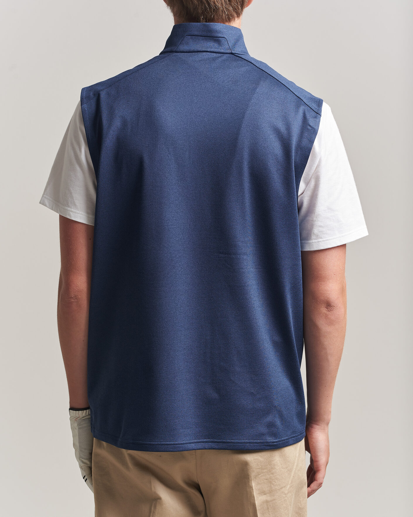 Herre | Trøjer | RLX Ralph Lauren | Luxury Jersey Vest Half Zip Spring Navy Heather