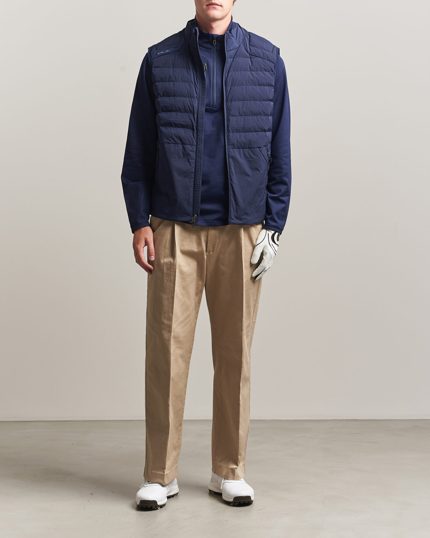 Herre | Trøjer | RLX Ralph Lauren | Full Zip Golf Vest Refined Navy