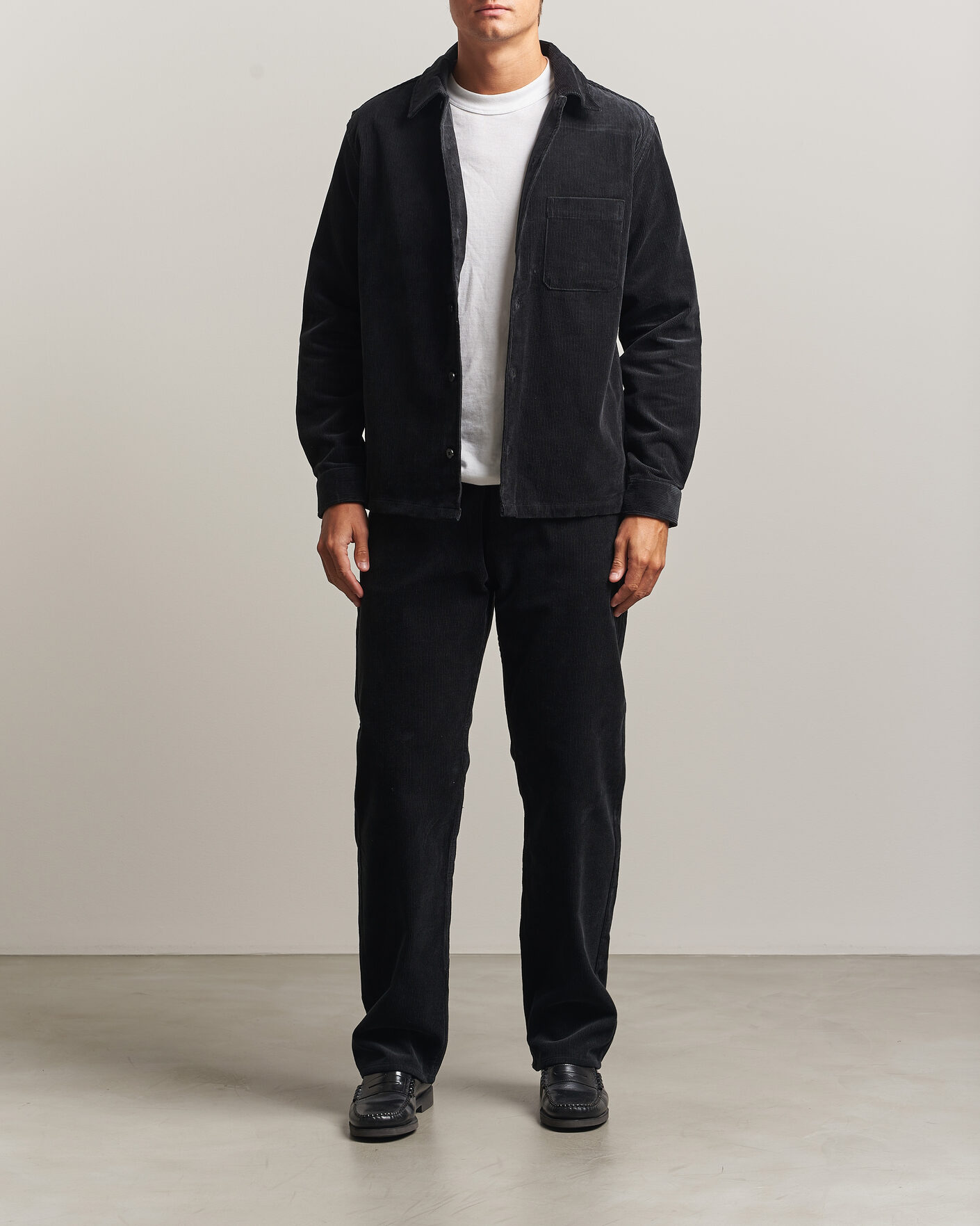 Herre | Bukser | Samsøe Samsøe | Eddie Corduroy Trousers Black