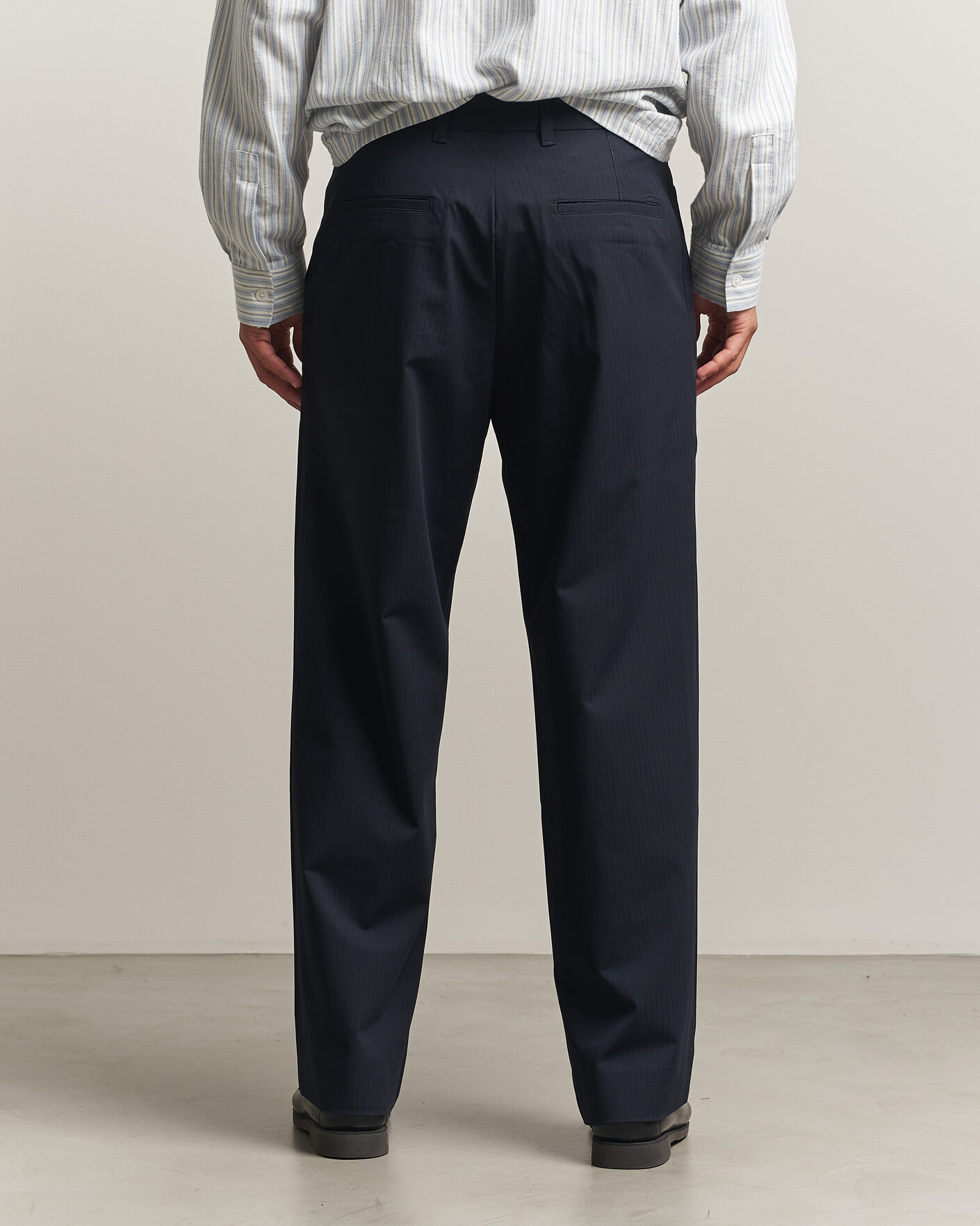 Herre | Bukser | Samsøe Samsøe | Valentin Pleated Trousers Salute Navy