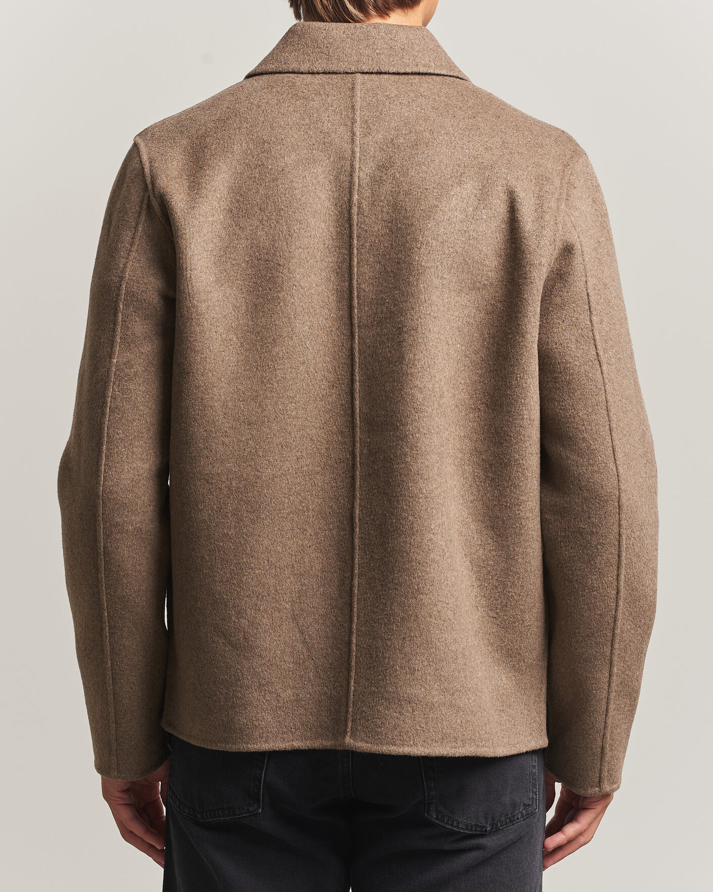 Herre | Jakker | Samsøe Samsøe | Paulo Wool Shirt Jacket Lead Gray Melange